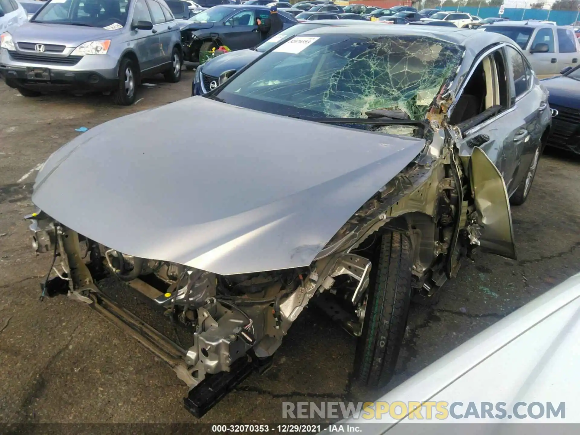 2 Photograph of a damaged car 58AD11D19MU001500 LEXUS ES 2021