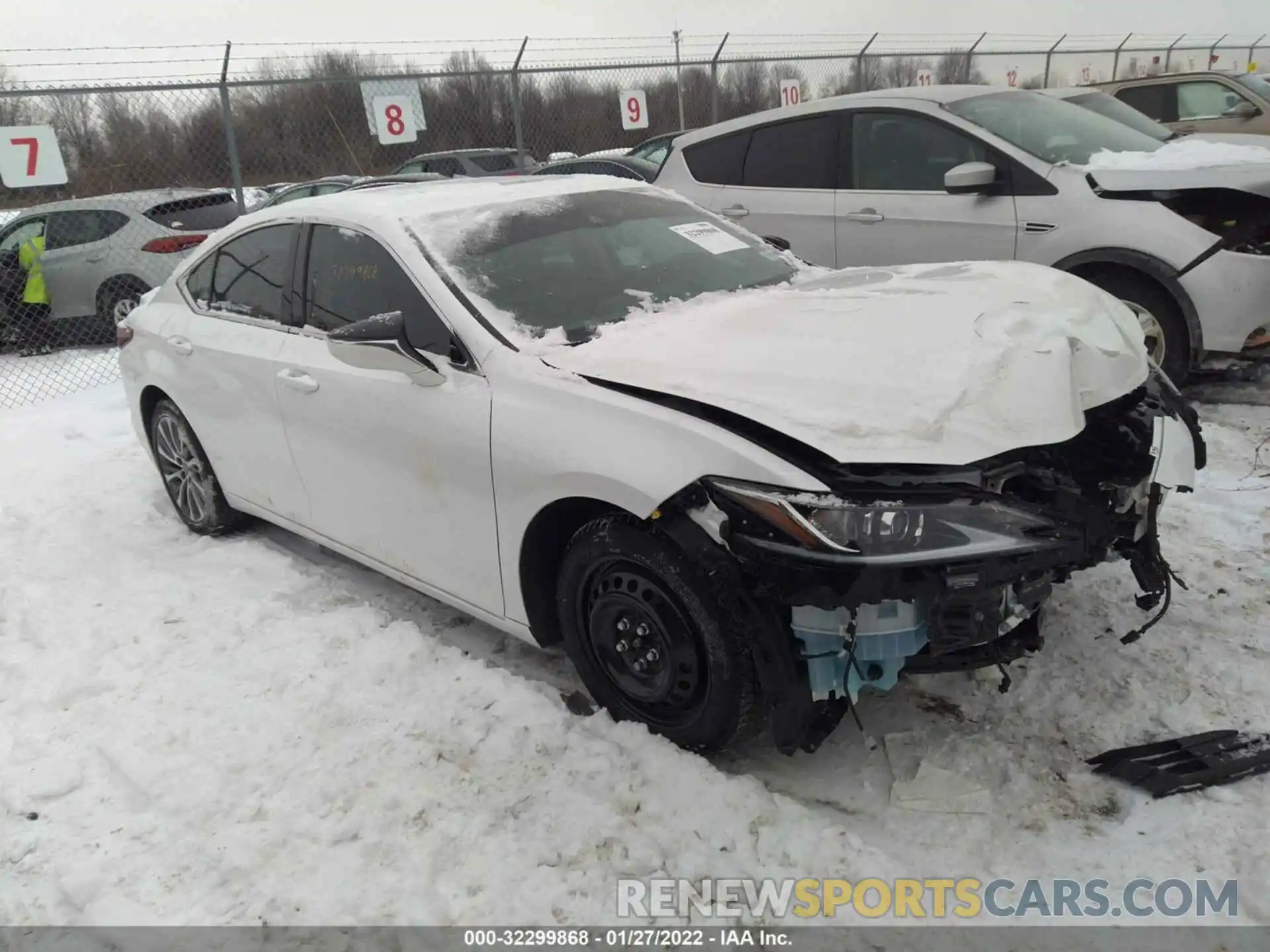 1 Photograph of a damaged car 58AD11D1XMU002736 LEXUS ES 2021