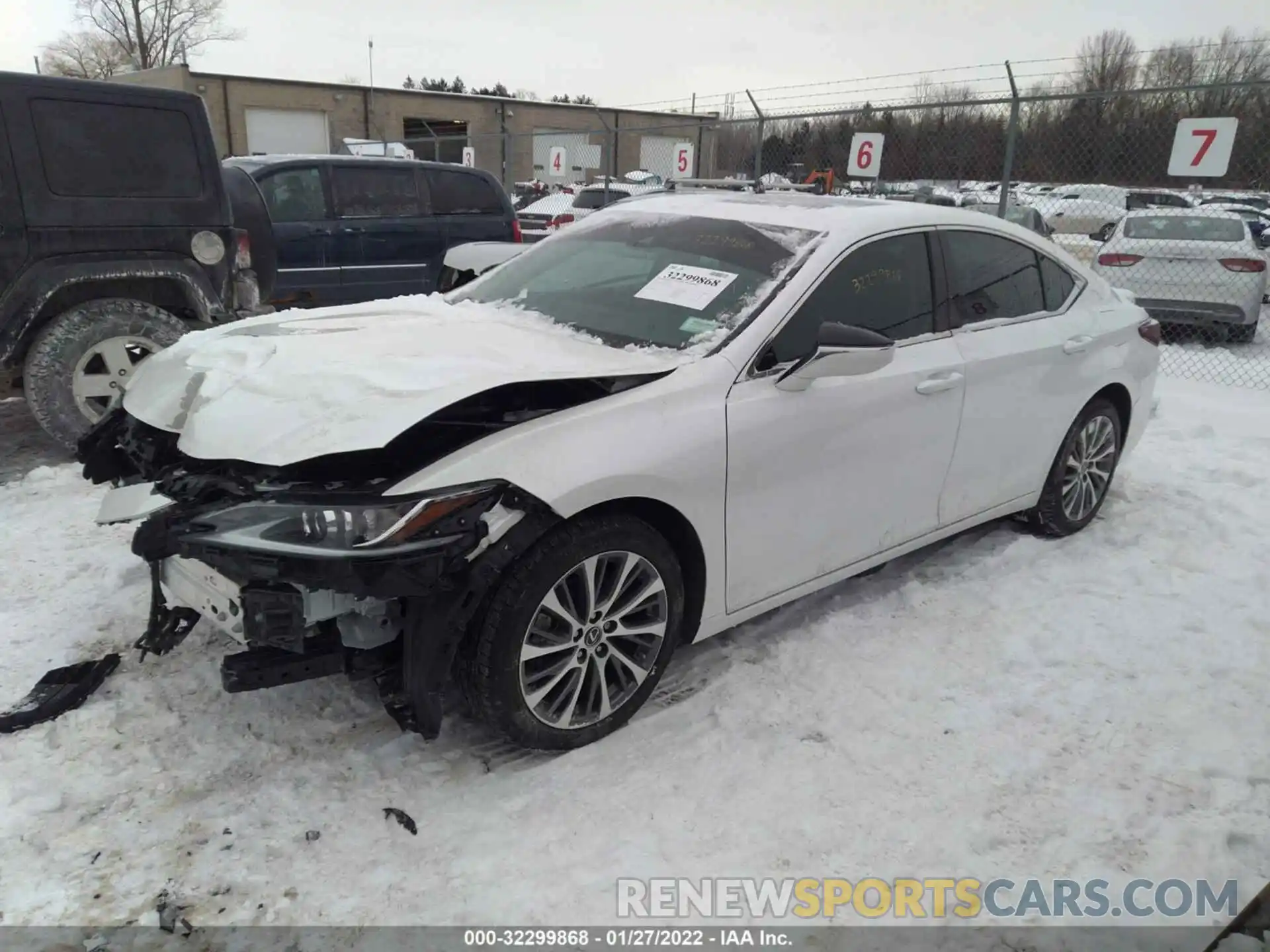 2 Photograph of a damaged car 58AD11D1XMU002736 LEXUS ES 2021