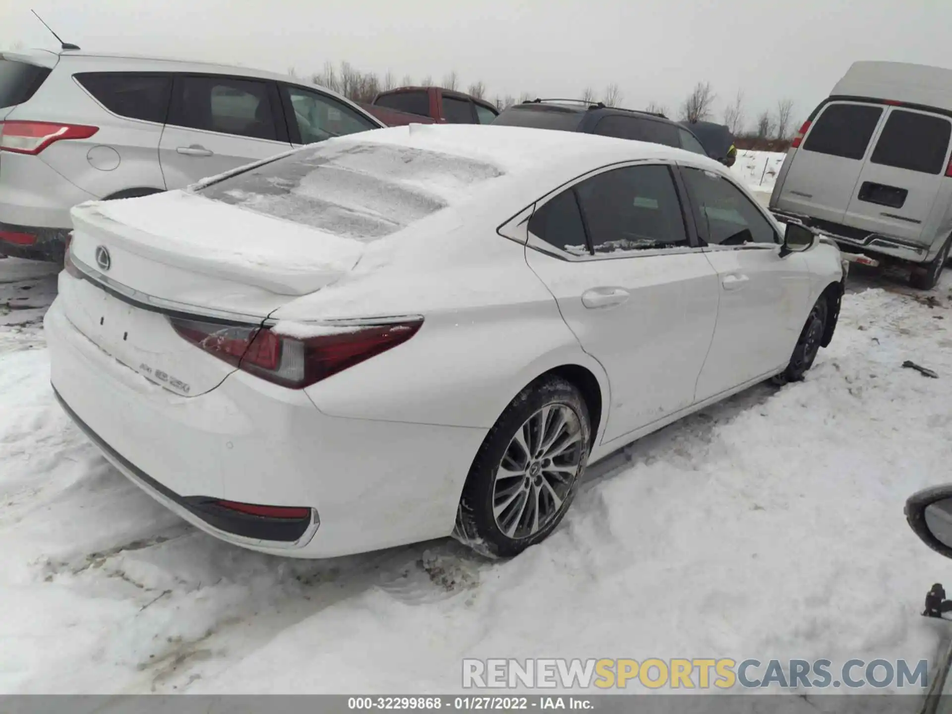 4 Фотография поврежденного автомобиля 58AD11D1XMU002736 LEXUS ES 2021