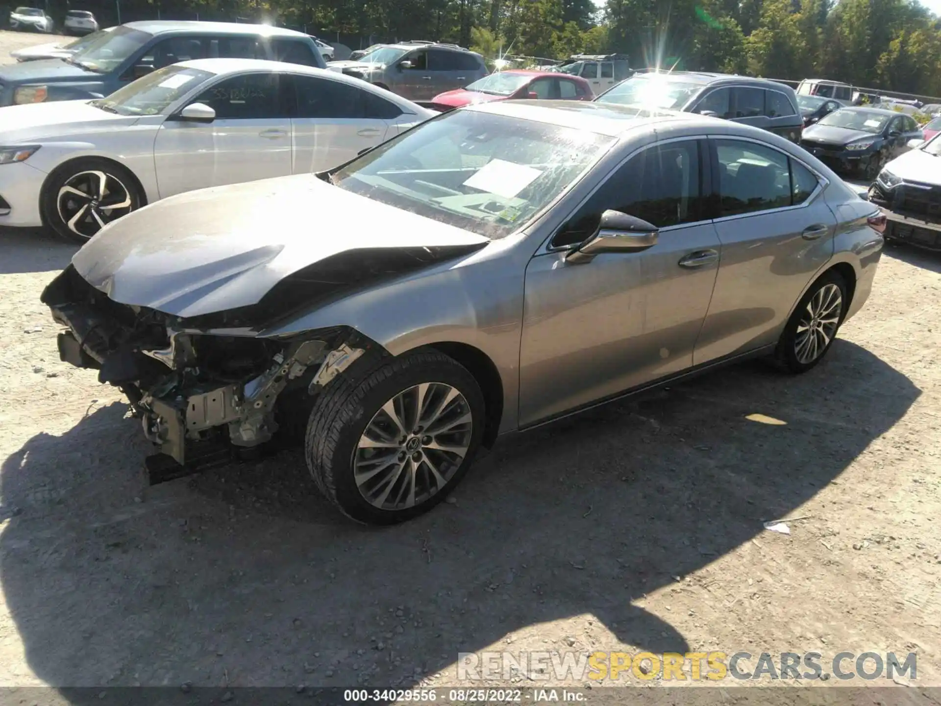 2 Photograph of a damaged car 58AD11D1XMU004583 LEXUS ES 2021