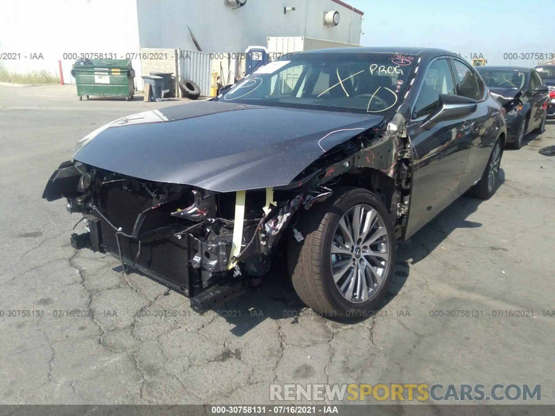 6 Photograph of a damaged car 58ADA1C11MU006840 LEXUS ES 2021