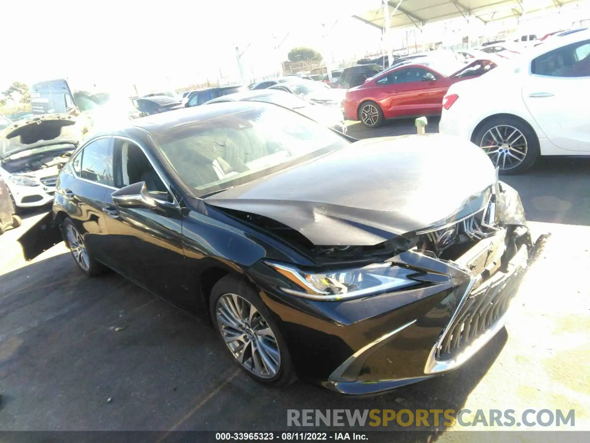 1 Photograph of a damaged car 58ADA1C12MU002425 LEXUS ES 2021