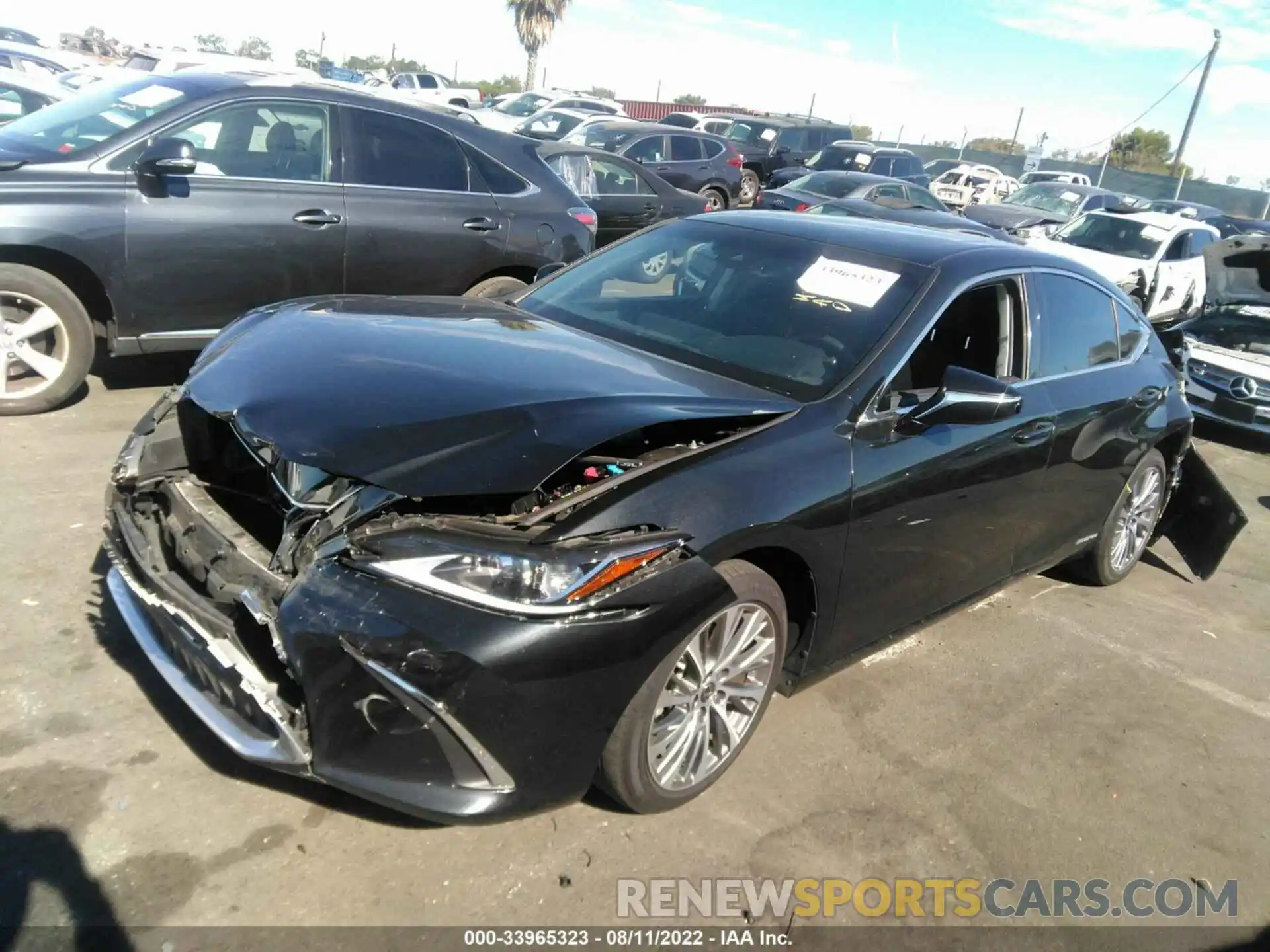 2 Photograph of a damaged car 58ADA1C12MU002425 LEXUS ES 2021