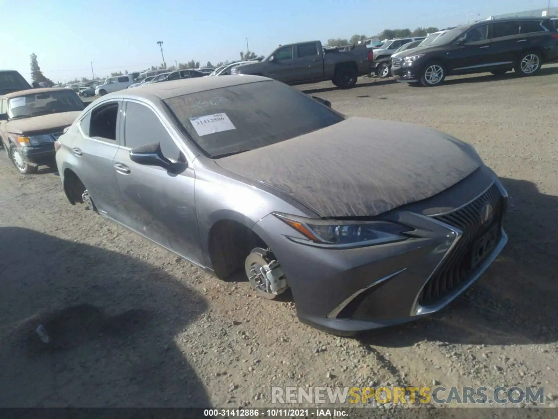 1 Photograph of a damaged car 58ADA1C12MU002876 LEXUS ES 2021