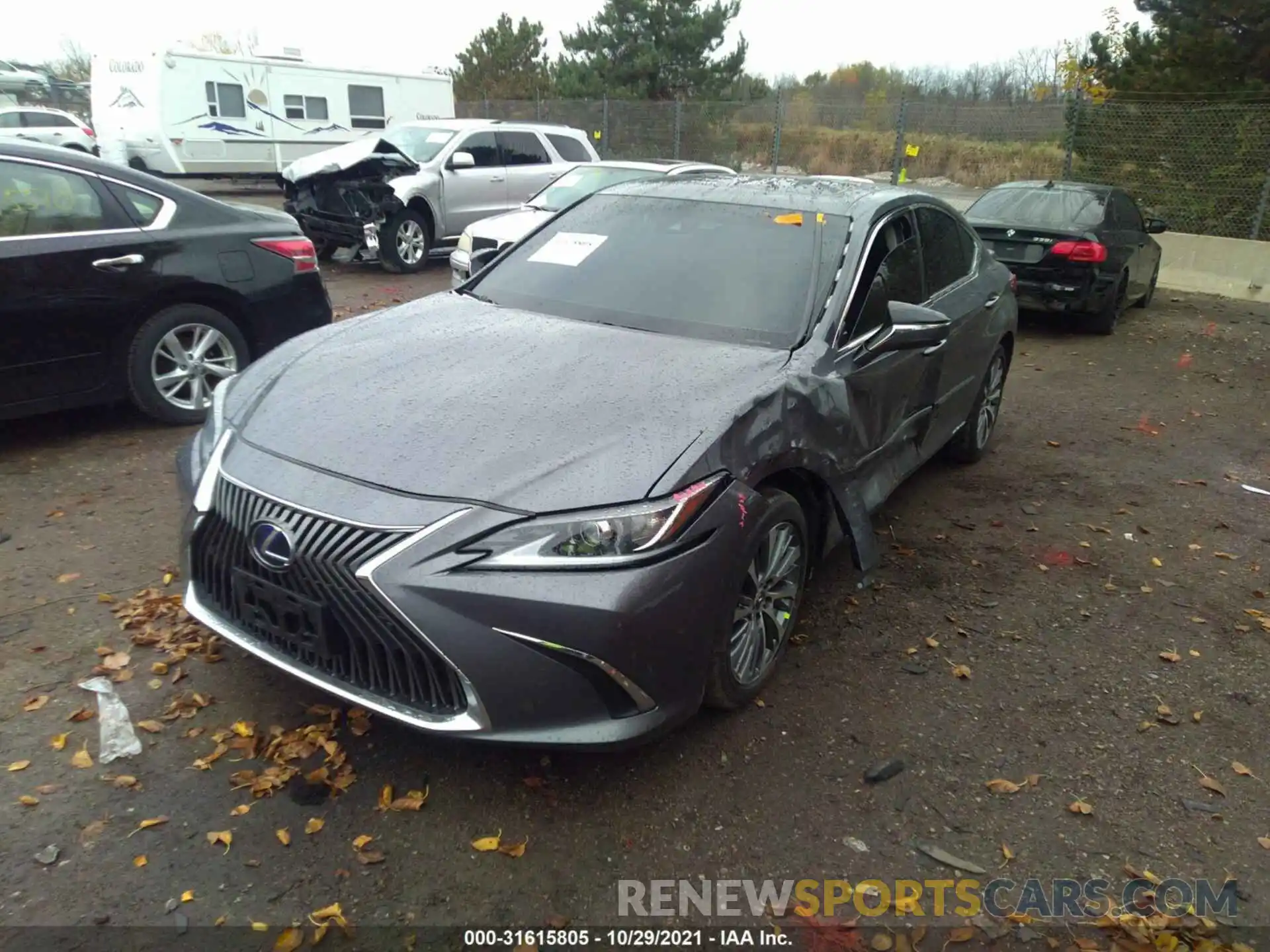 2 Photograph of a damaged car 58ADA1C12MU003249 LEXUS ES 2021