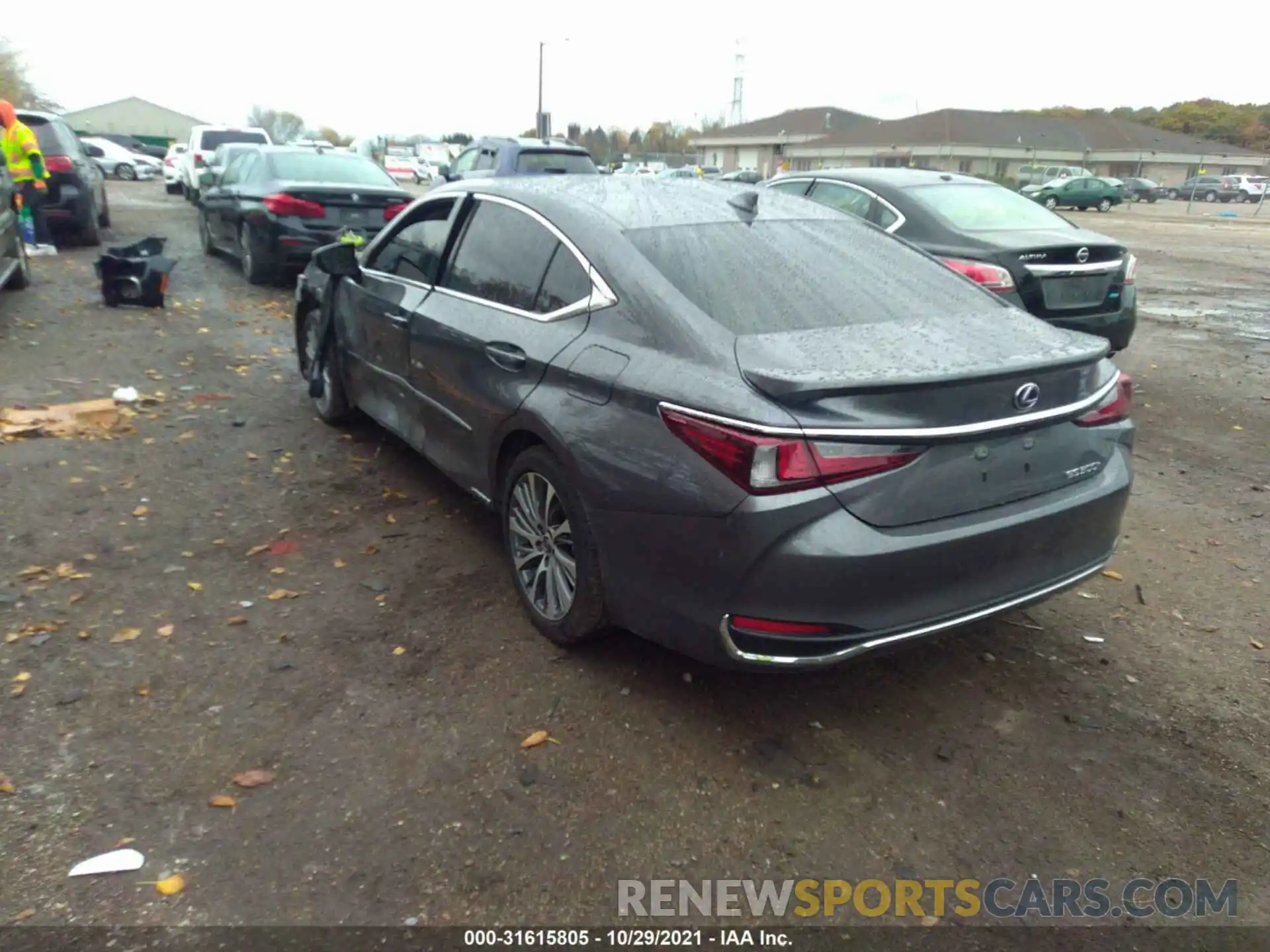 3 Photograph of a damaged car 58ADA1C12MU003249 LEXUS ES 2021