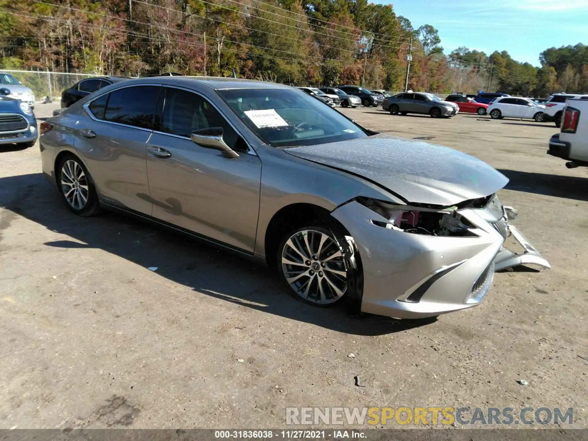 1 Photograph of a damaged car 58ADA1C12MU004949 LEXUS ES 2021