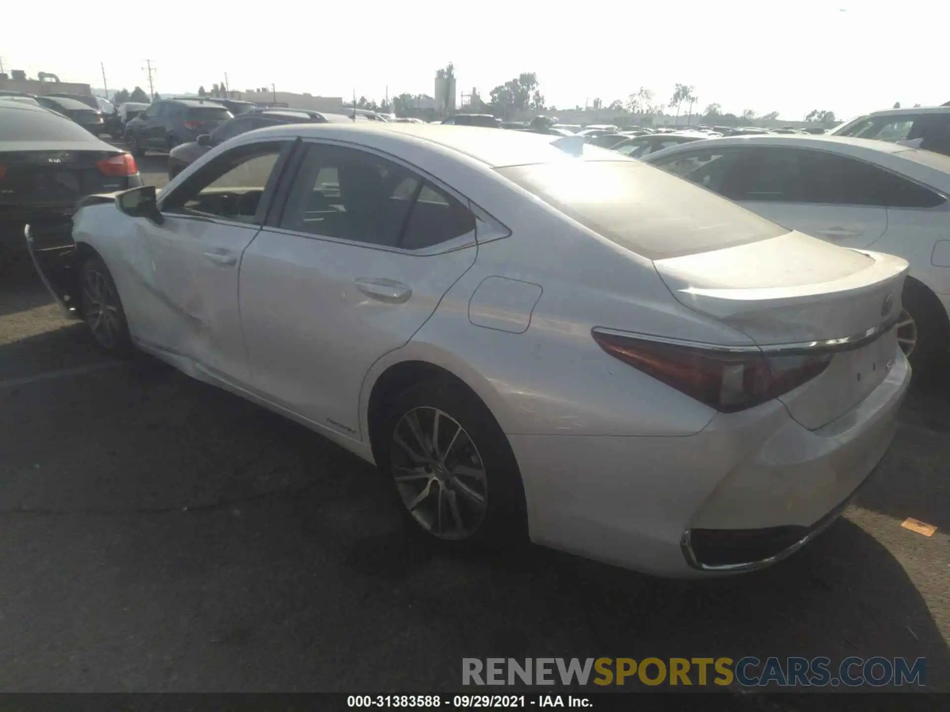 3 Photograph of a damaged car 58ADA1C12MU007642 LEXUS ES 2021