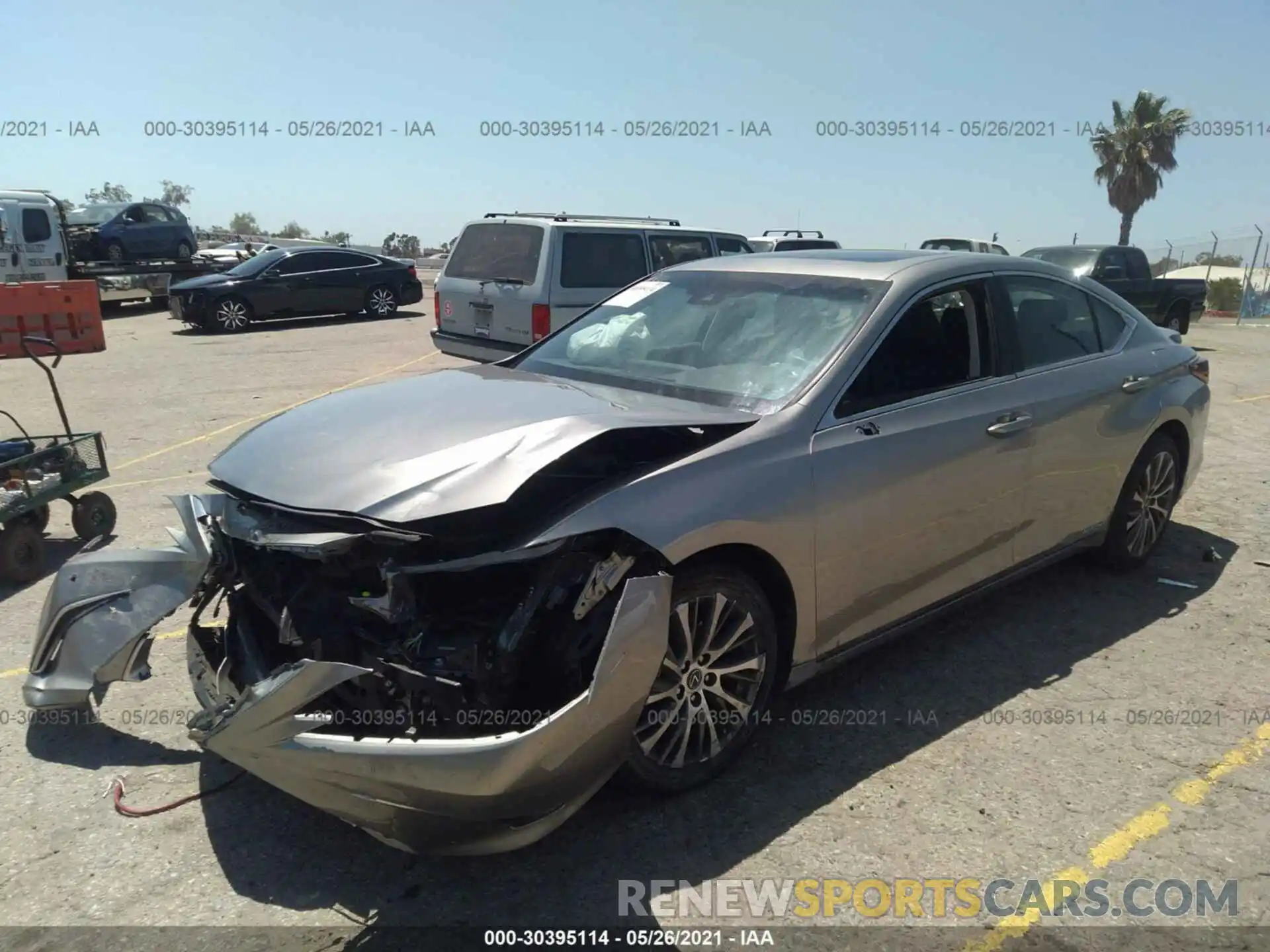 2 Photograph of a damaged car 58ADA1C13MU001641 LEXUS ES 2021