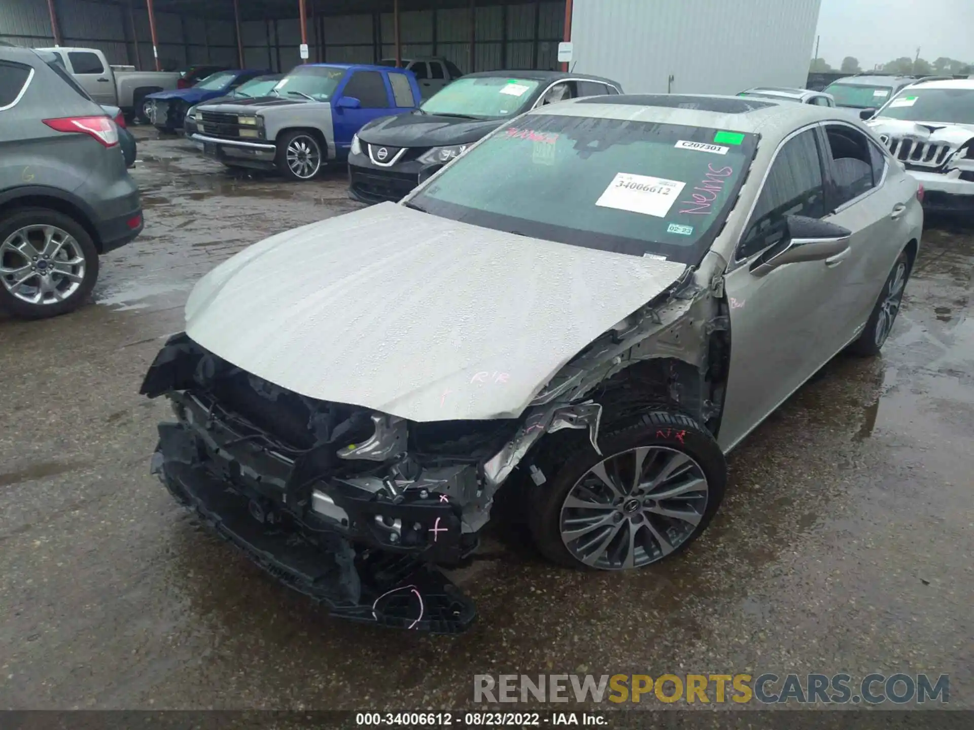 6 Photograph of a damaged car 58ADA1C15MU002032 LEXUS ES 2021