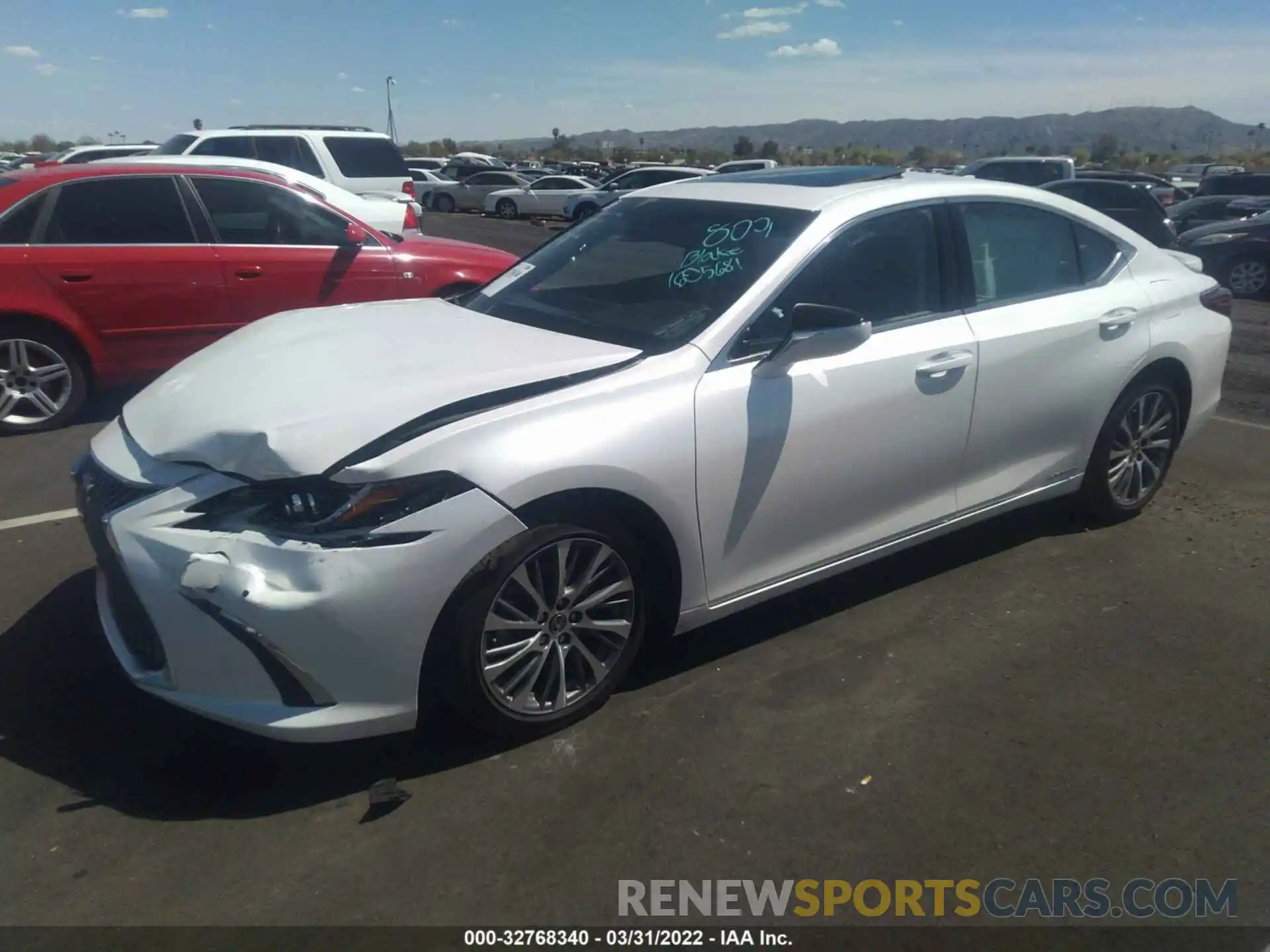 2 Photograph of a damaged car 58ADA1C15MU006758 LEXUS ES 2021