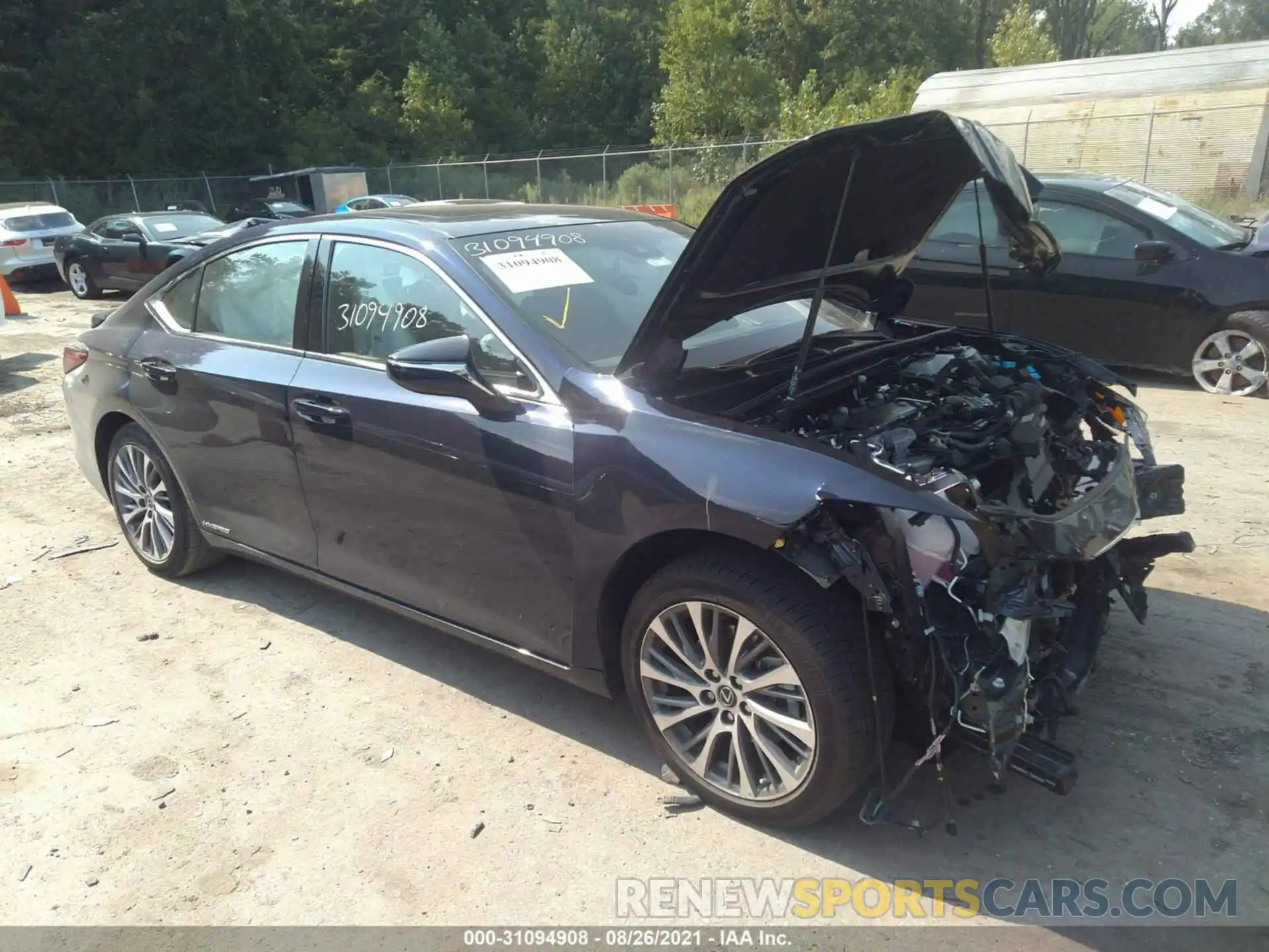 1 Photograph of a damaged car 58ADA1C16MU006137 LEXUS ES 2021