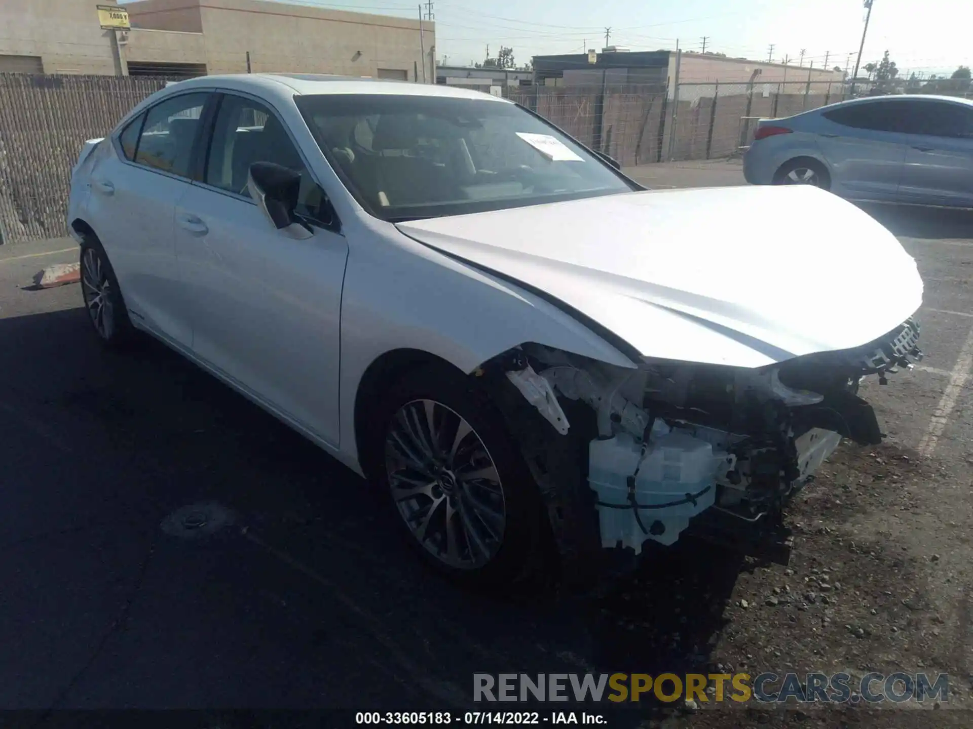 1 Photograph of a damaged car 58ADA1C17MU003599 LEXUS ES 2021