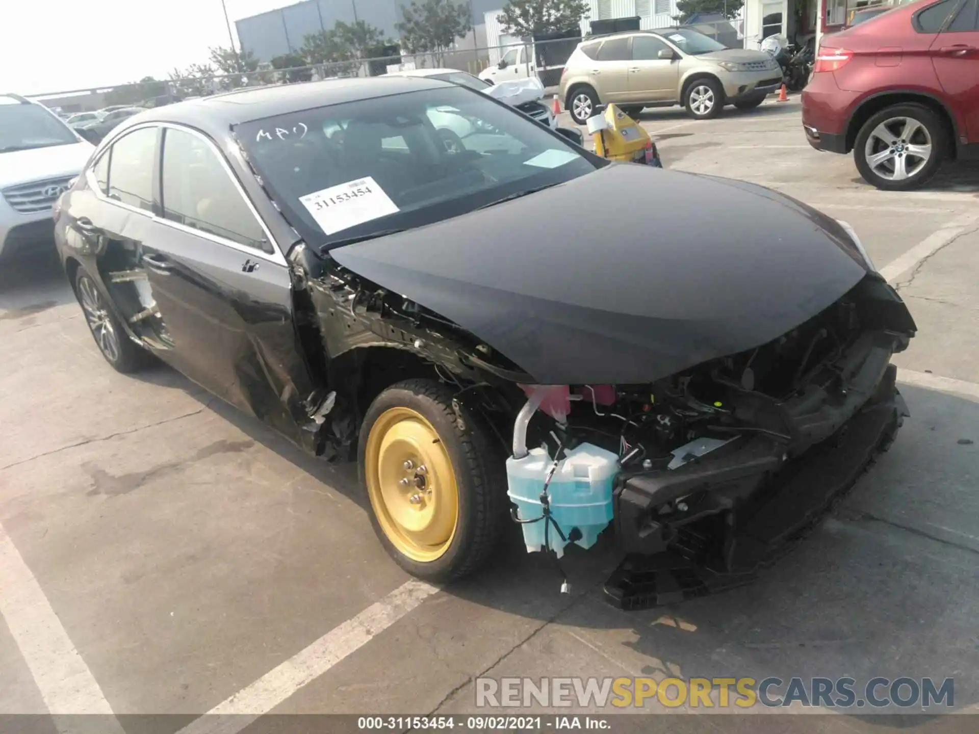 1 Photograph of a damaged car 58ADA1C1XMU007775 LEXUS ES 2021