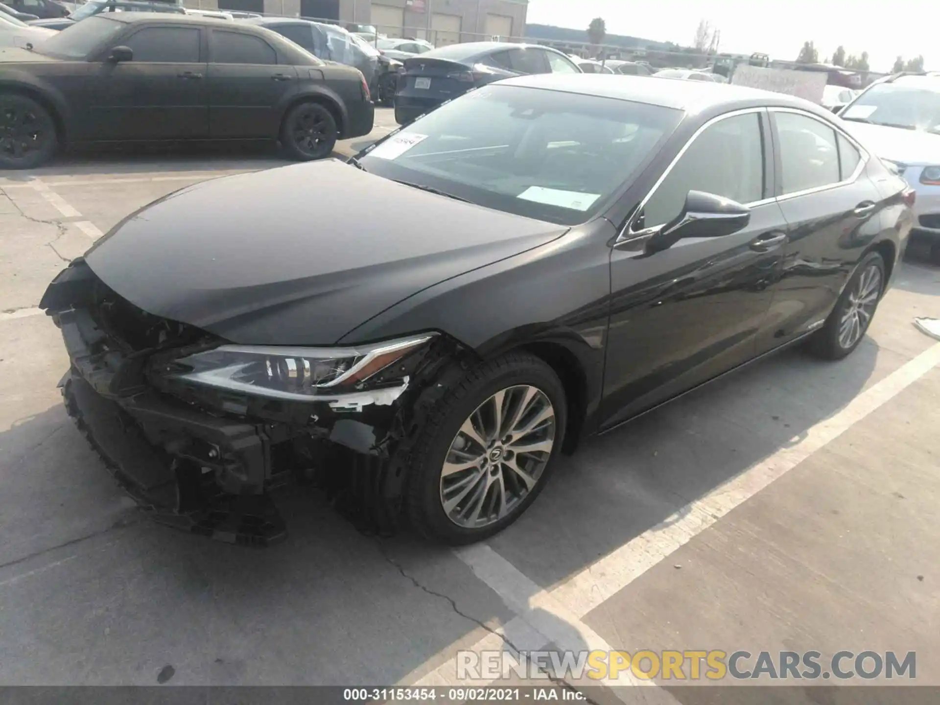 2 Photograph of a damaged car 58ADA1C1XMU007775 LEXUS ES 2021