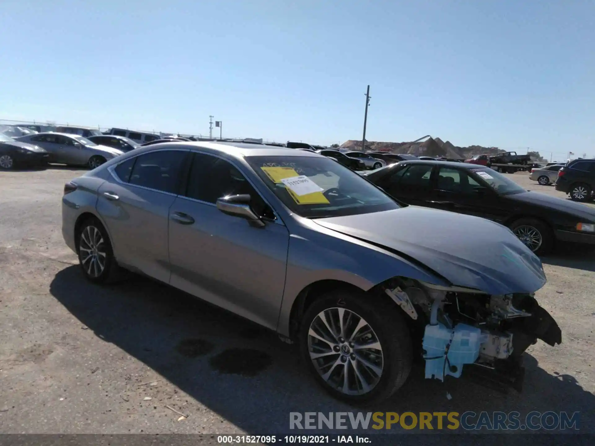 1 Photograph of a damaged car 58ADZ1B10MU094936 LEXUS ES 2021