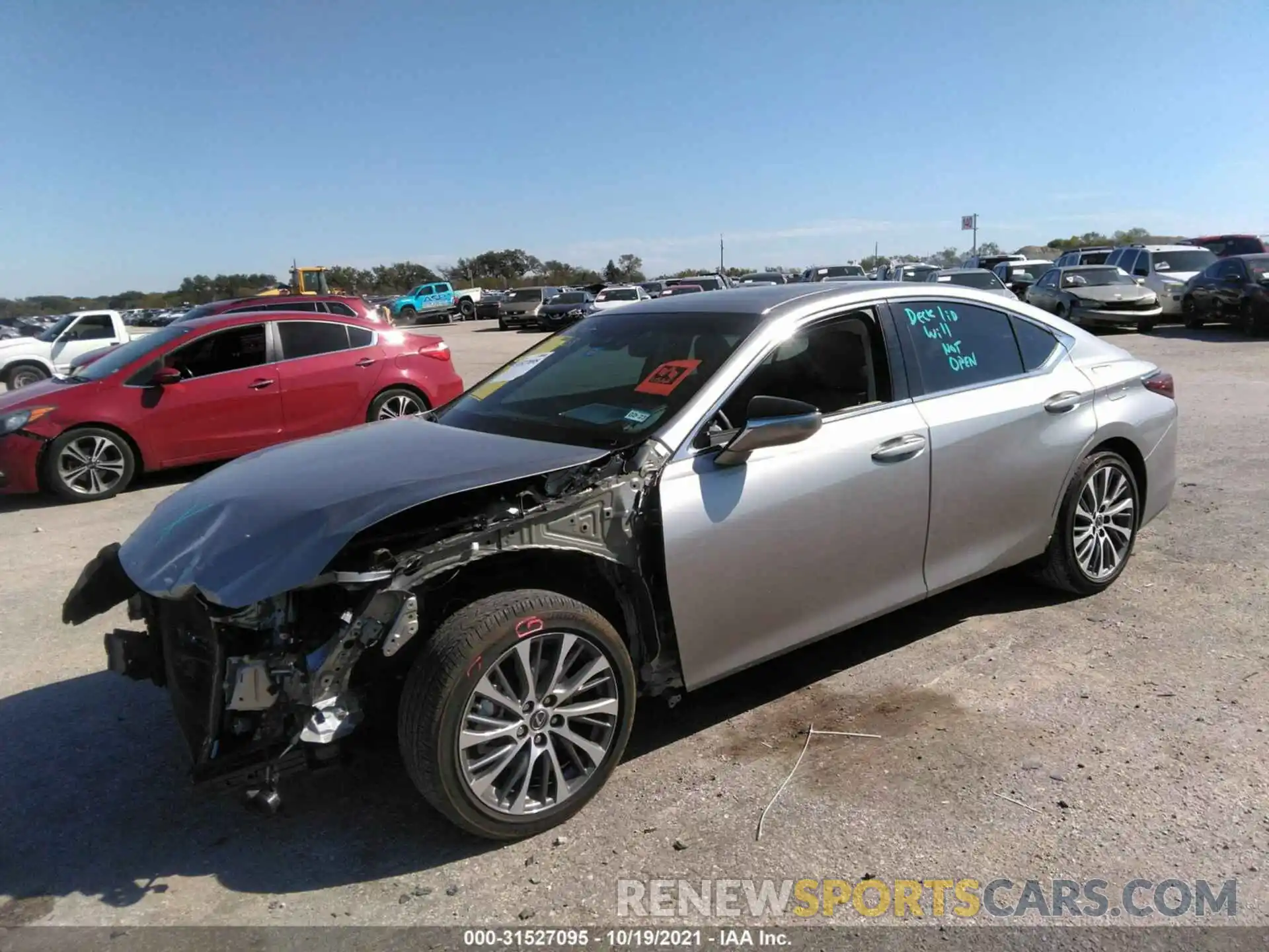 2 Photograph of a damaged car 58ADZ1B10MU094936 LEXUS ES 2021