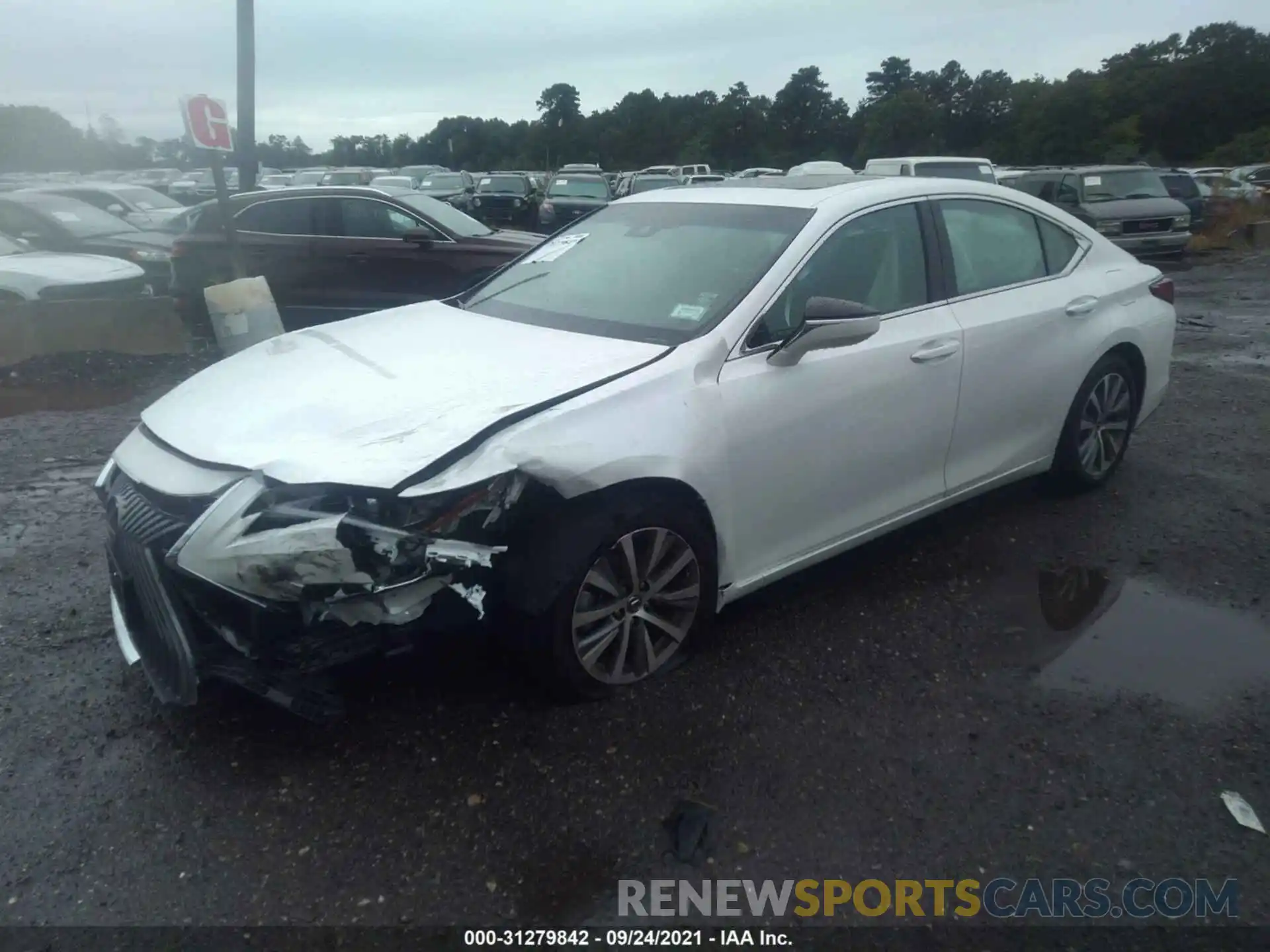 2 Photograph of a damaged car 58ADZ1B11MU085260 LEXUS ES 2021