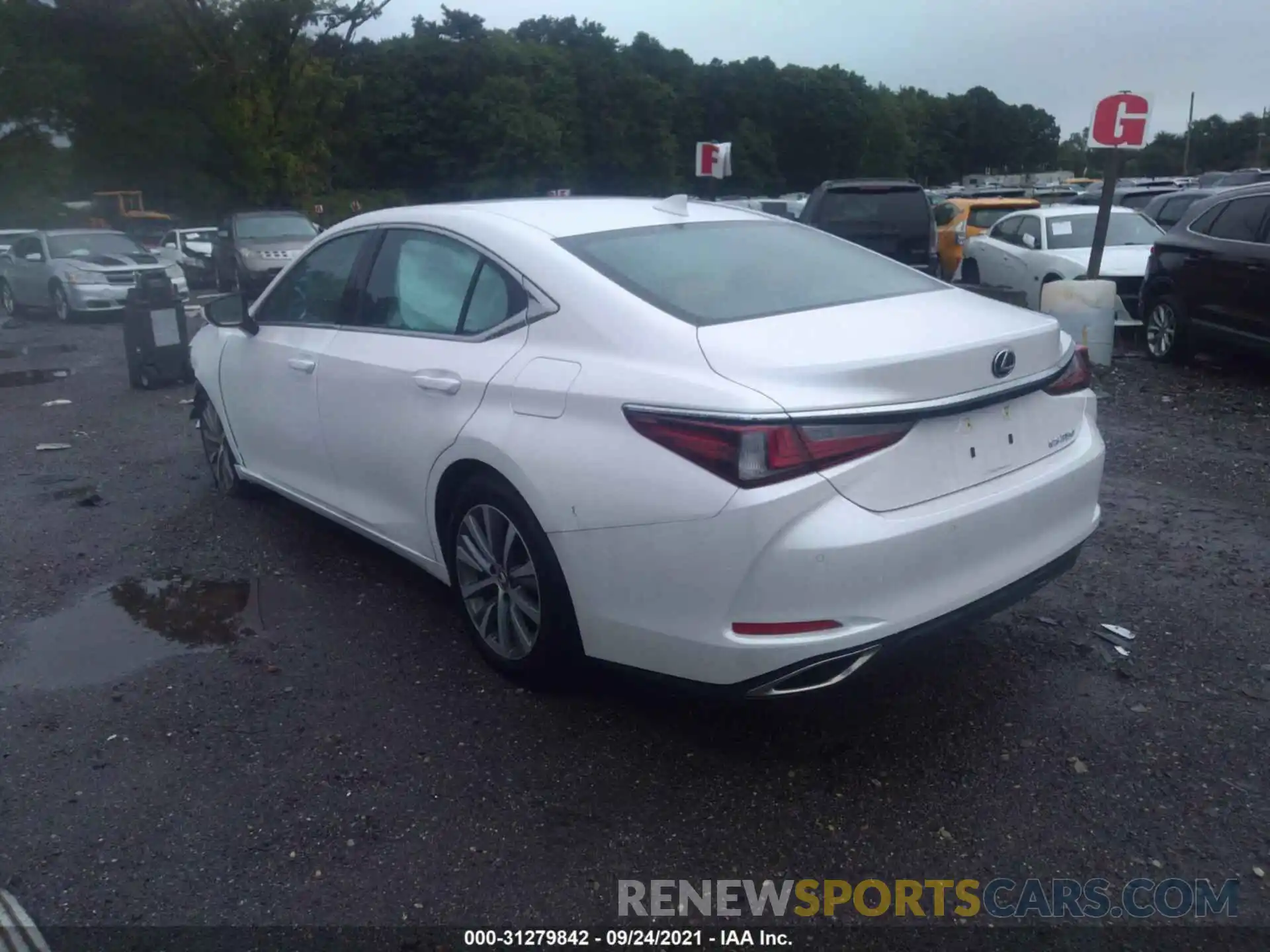 3 Photograph of a damaged car 58ADZ1B11MU085260 LEXUS ES 2021