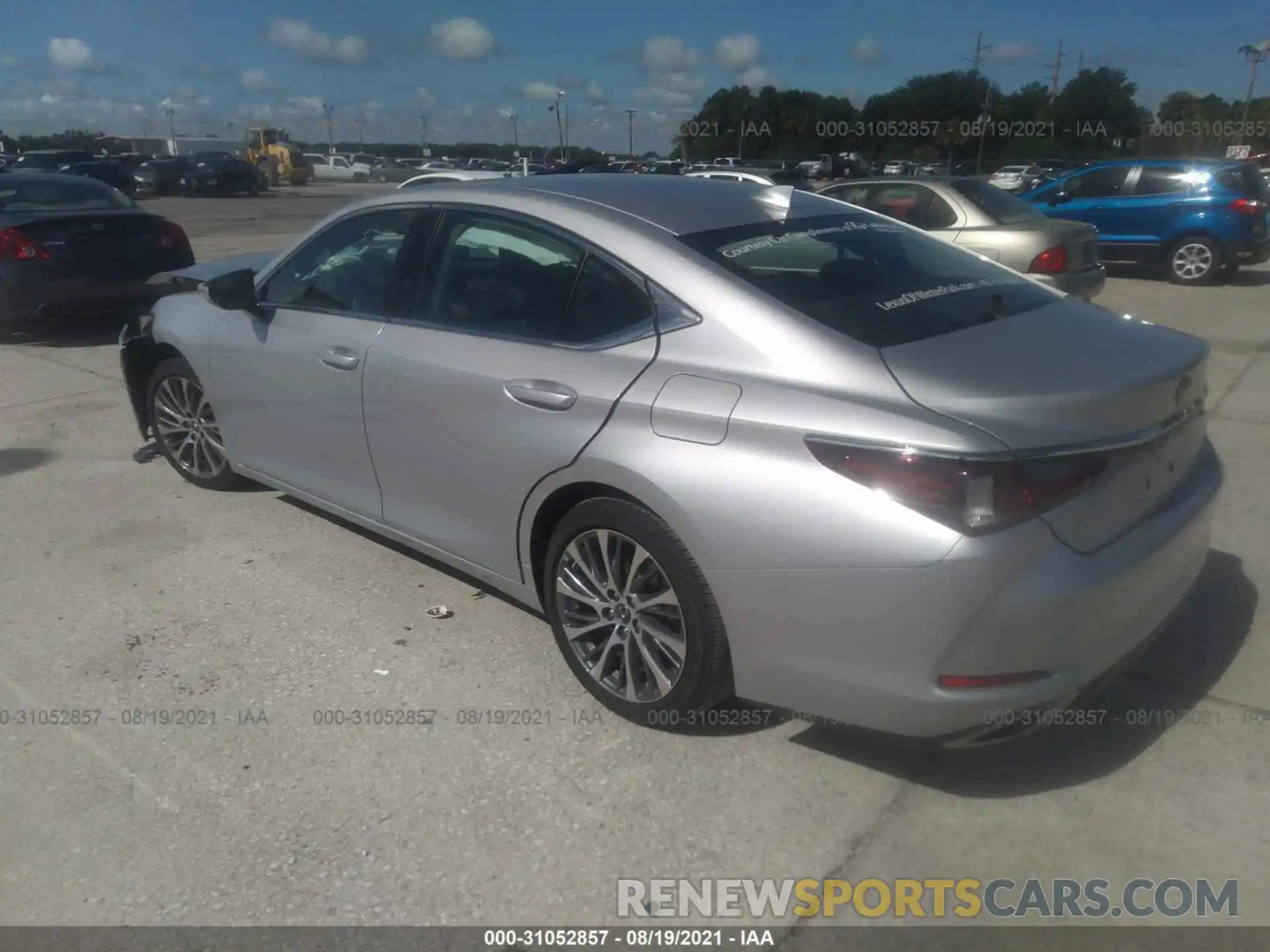 3 Photograph of a damaged car 58ADZ1B11MU100985 LEXUS ES 2021