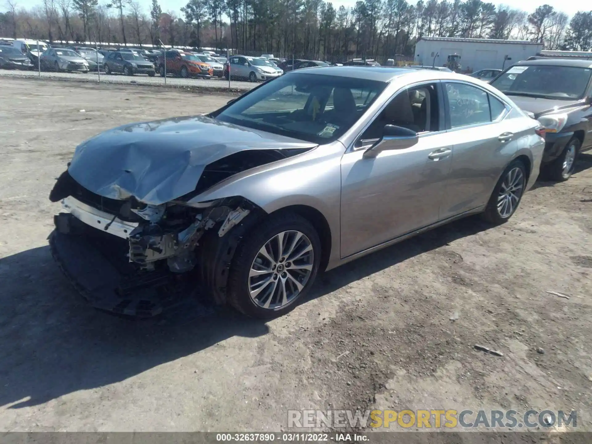 2 Photograph of a damaged car 58ADZ1B11MU103594 LEXUS ES 2021