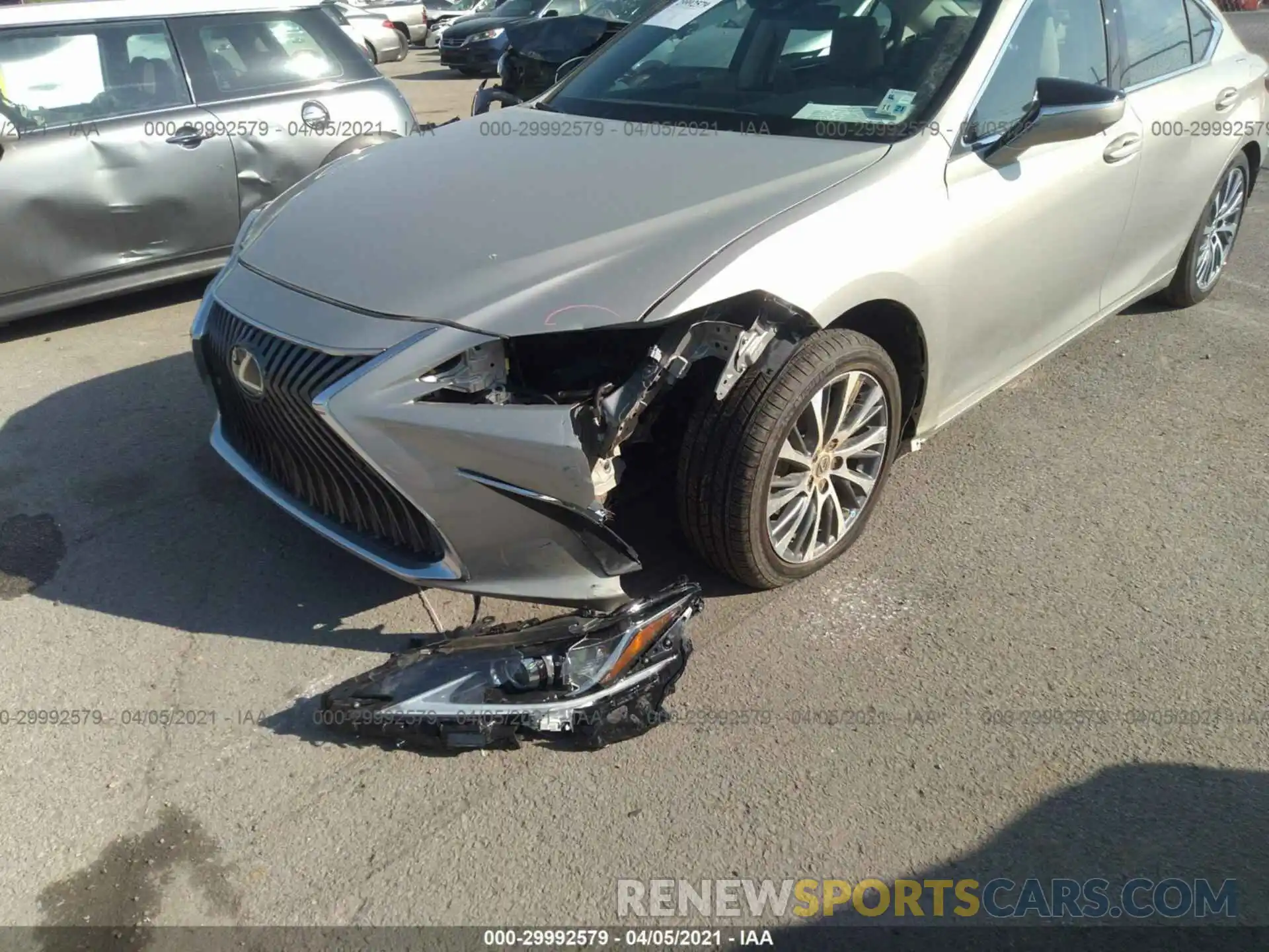 6 Photograph of a damaged car 58ADZ1B12MU087146 LEXUS ES 2021