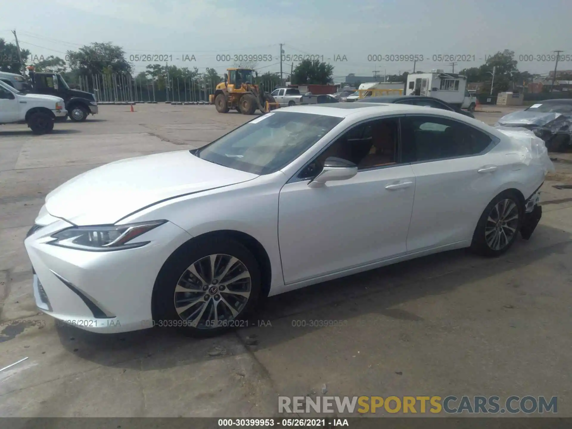 2 Фотография поврежденного автомобиля 58ADZ1B12MU095201 LEXUS ES 2021