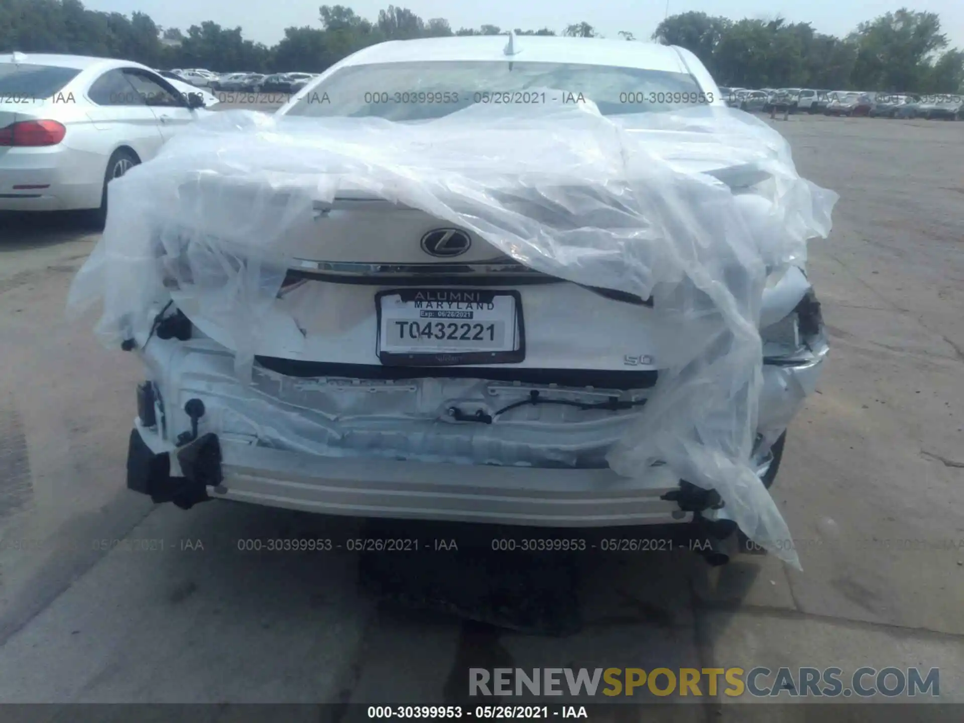 6 Photograph of a damaged car 58ADZ1B12MU095201 LEXUS ES 2021