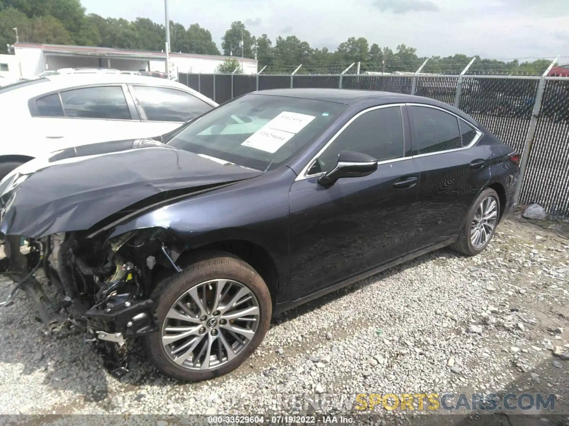 2 Photograph of a damaged car 58ADZ1B13MU083848 LEXUS ES 2021