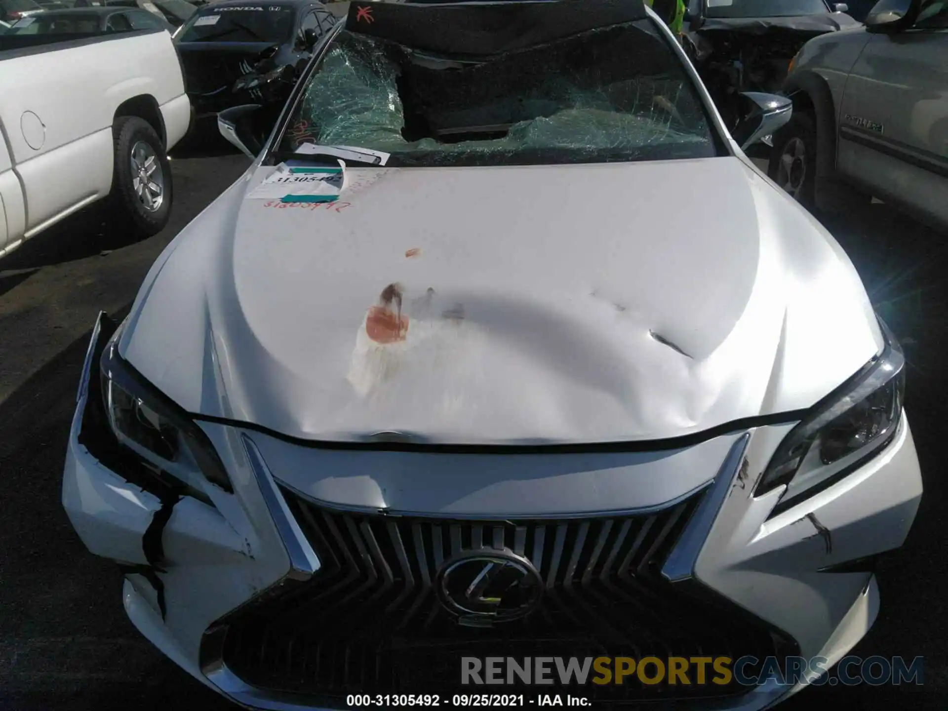 6 Photograph of a damaged car 58ADZ1B13MU086846 LEXUS ES 2021