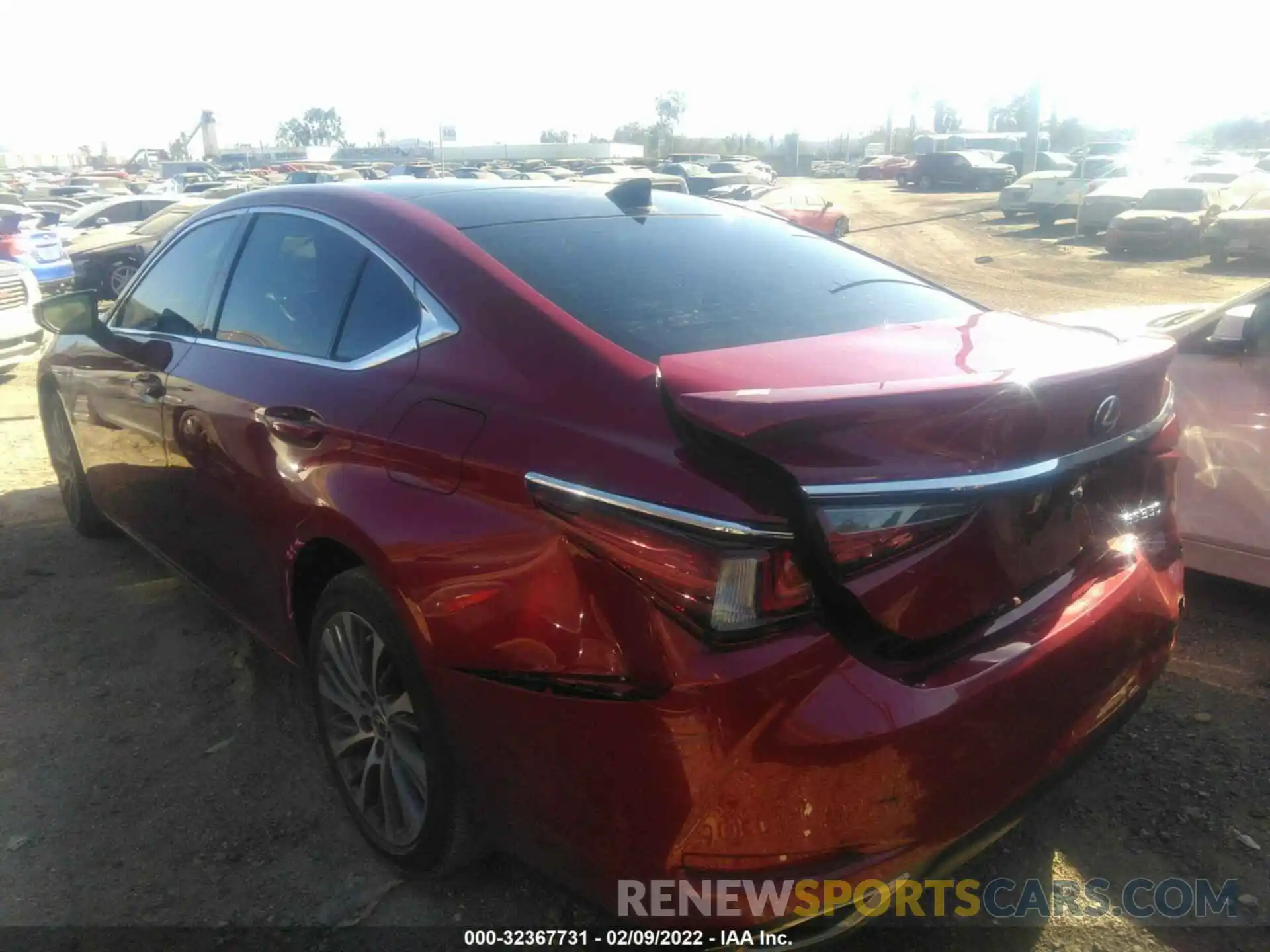 3 Photograph of a damaged car 58ADZ1B13MU108182 LEXUS ES 2021