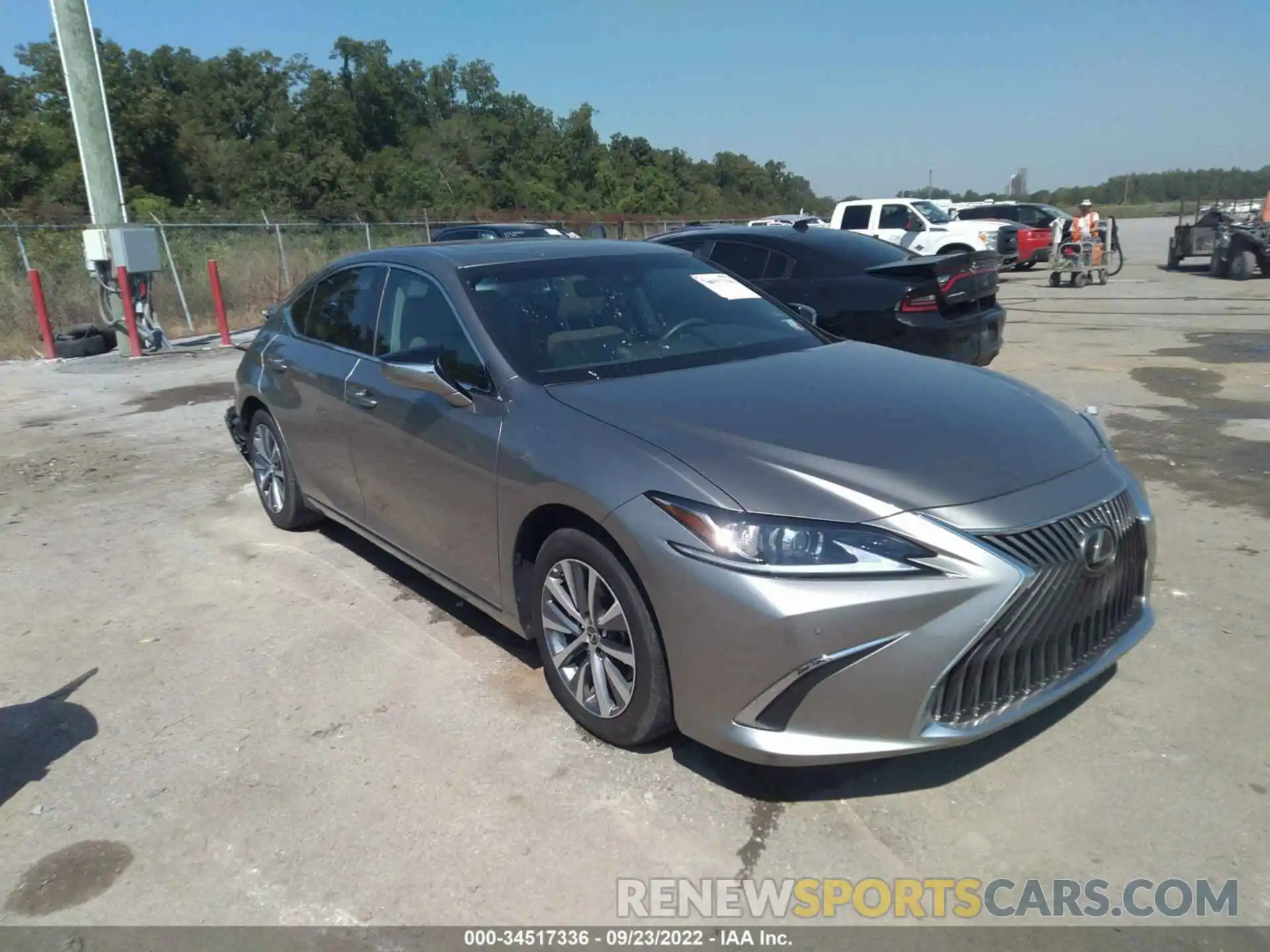 1 Photograph of a damaged car 58ADZ1B14MU087309 LEXUS ES 2021