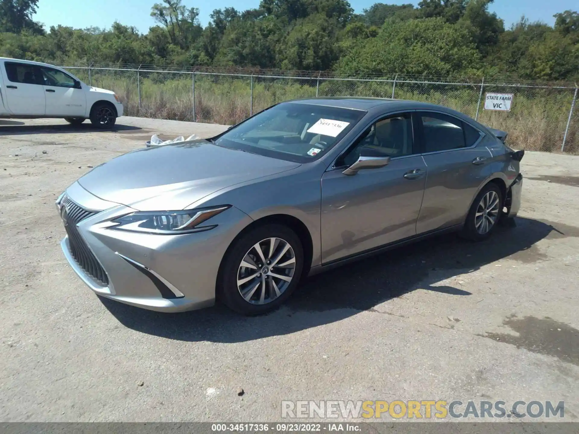 2 Photograph of a damaged car 58ADZ1B14MU087309 LEXUS ES 2021