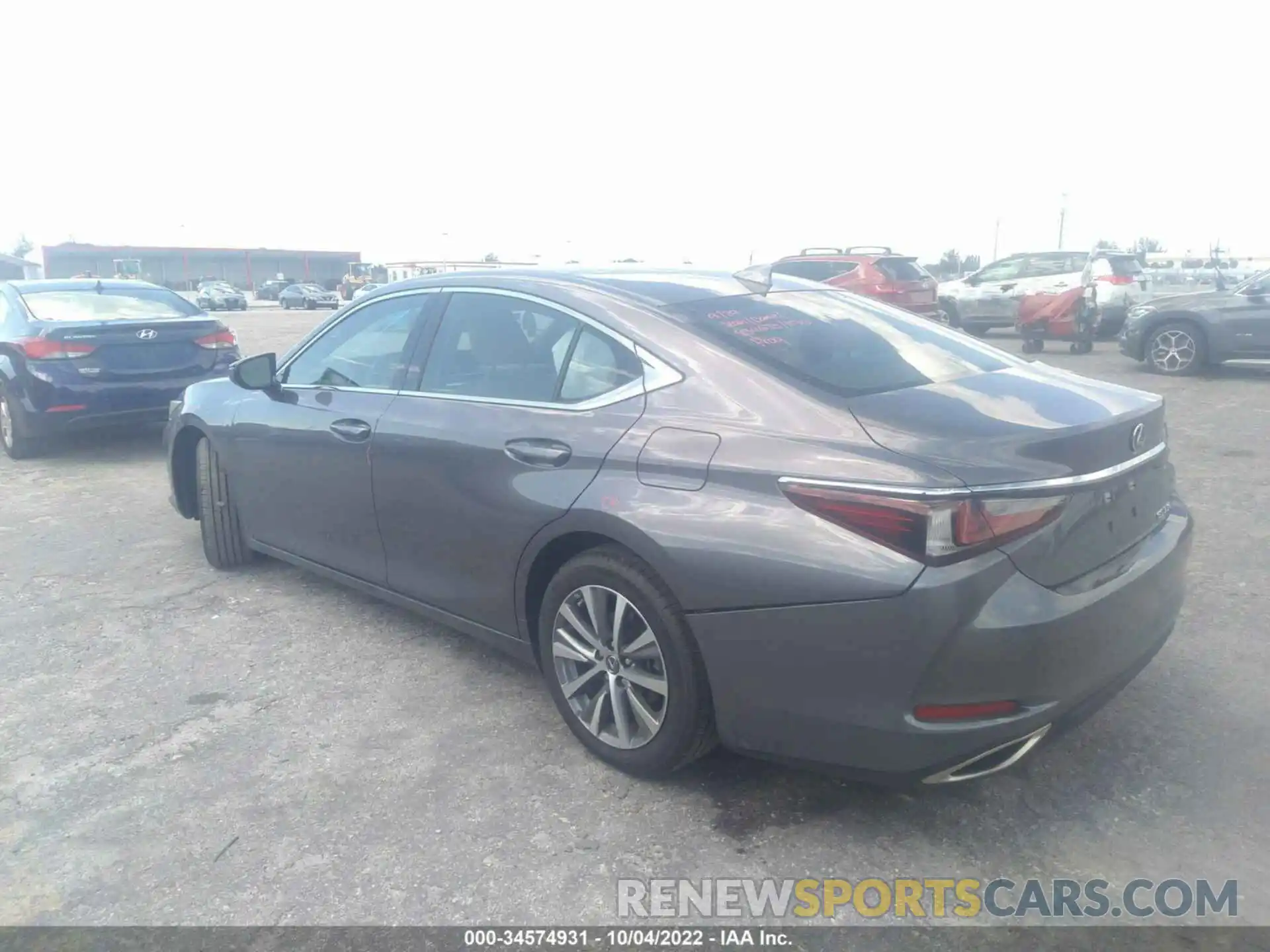 3 Photograph of a damaged car 58ADZ1B14MU090016 LEXUS ES 2021