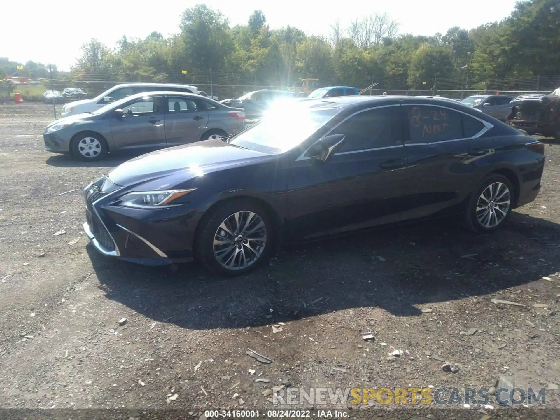 2 Photograph of a damaged car 58ADZ1B14MU102858 LEXUS ES 2021