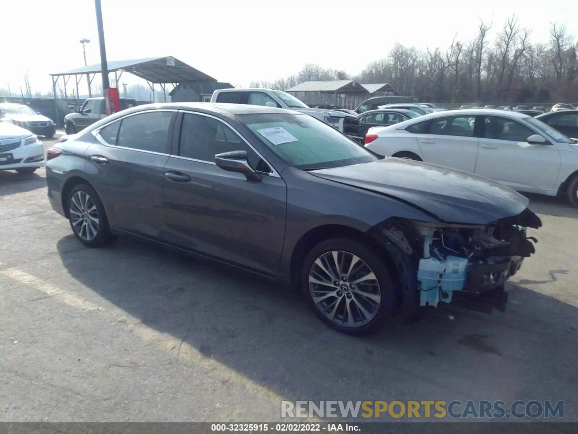 1 Photograph of a damaged car 58ADZ1B14MU104142 LEXUS ES 2021