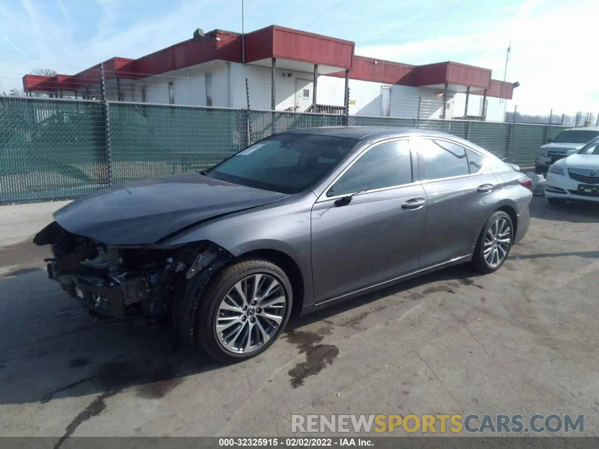 2 Photograph of a damaged car 58ADZ1B14MU104142 LEXUS ES 2021