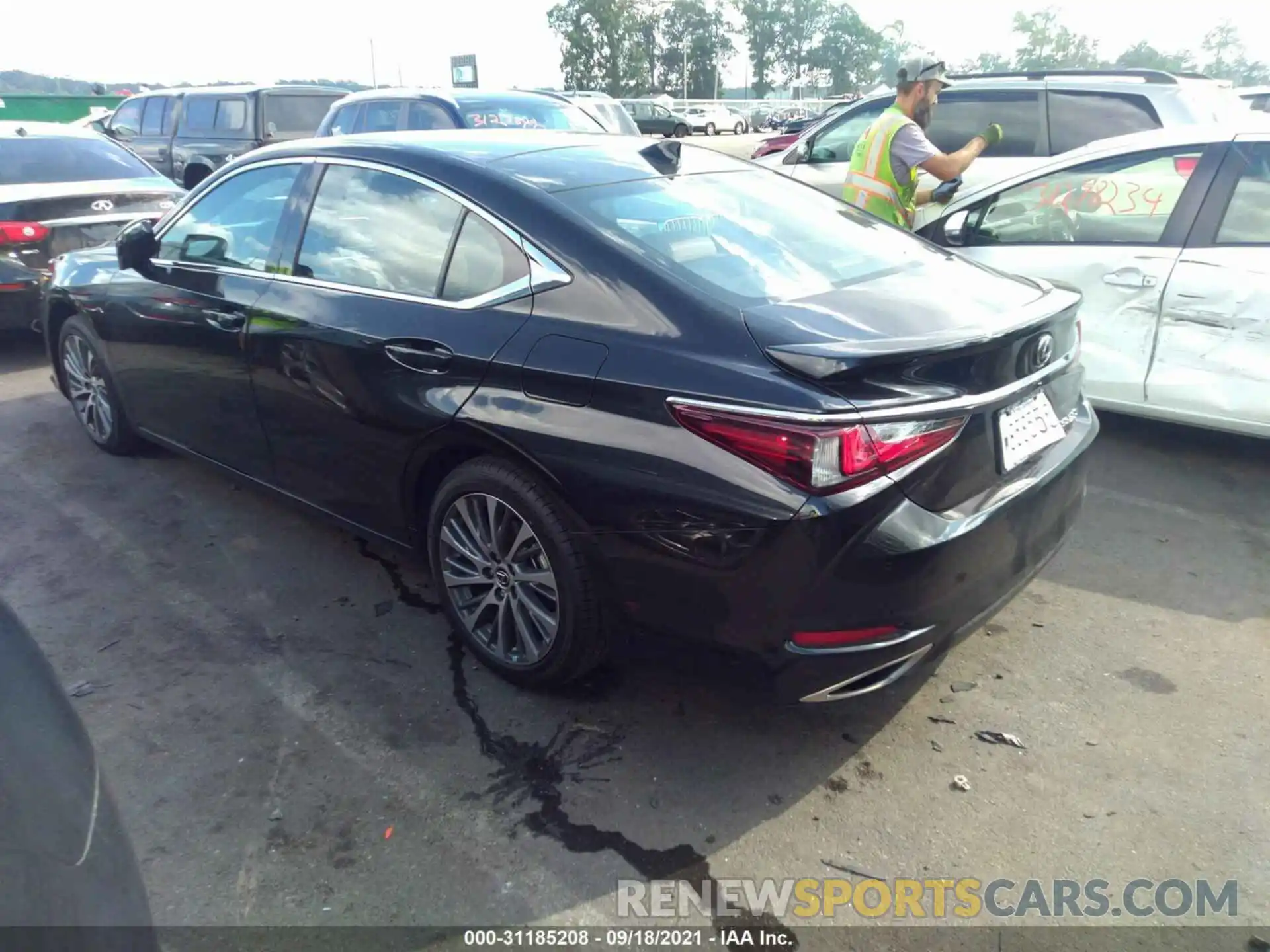 3 Photograph of a damaged car 58ADZ1B16MU107401 LEXUS ES 2021