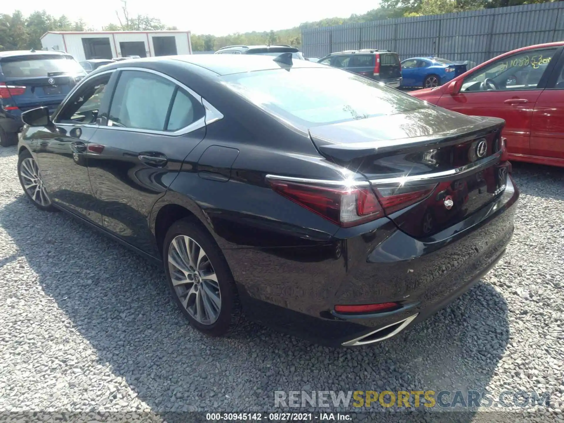 3 Photograph of a damaged car 58ADZ1B18MU083747 LEXUS ES 2021