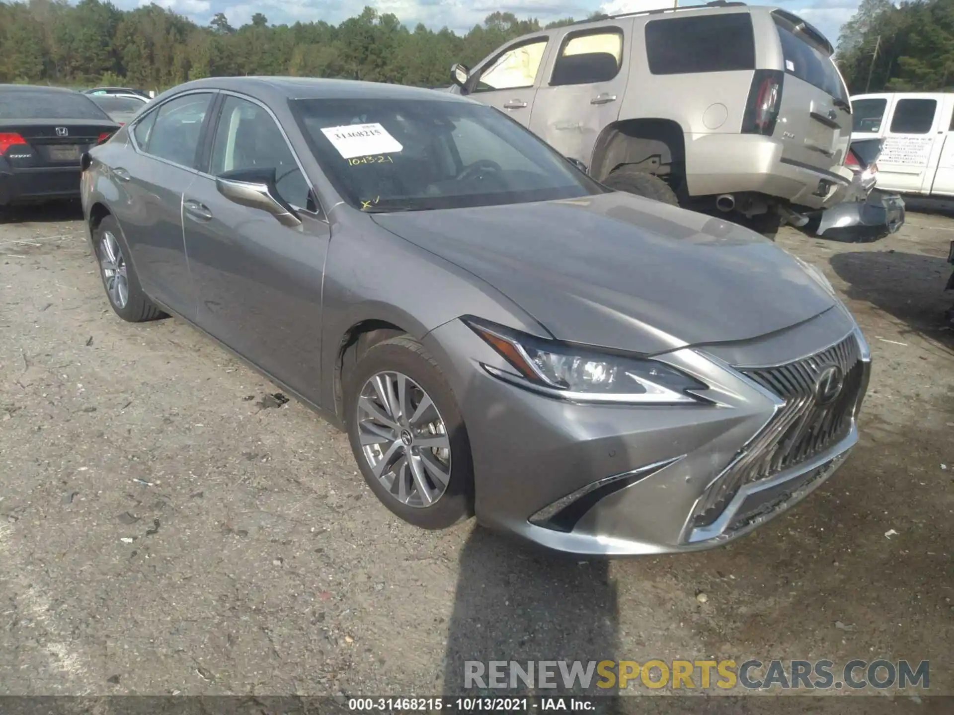 1 Photograph of a damaged car 58ADZ1B18MU084350 LEXUS ES 2021