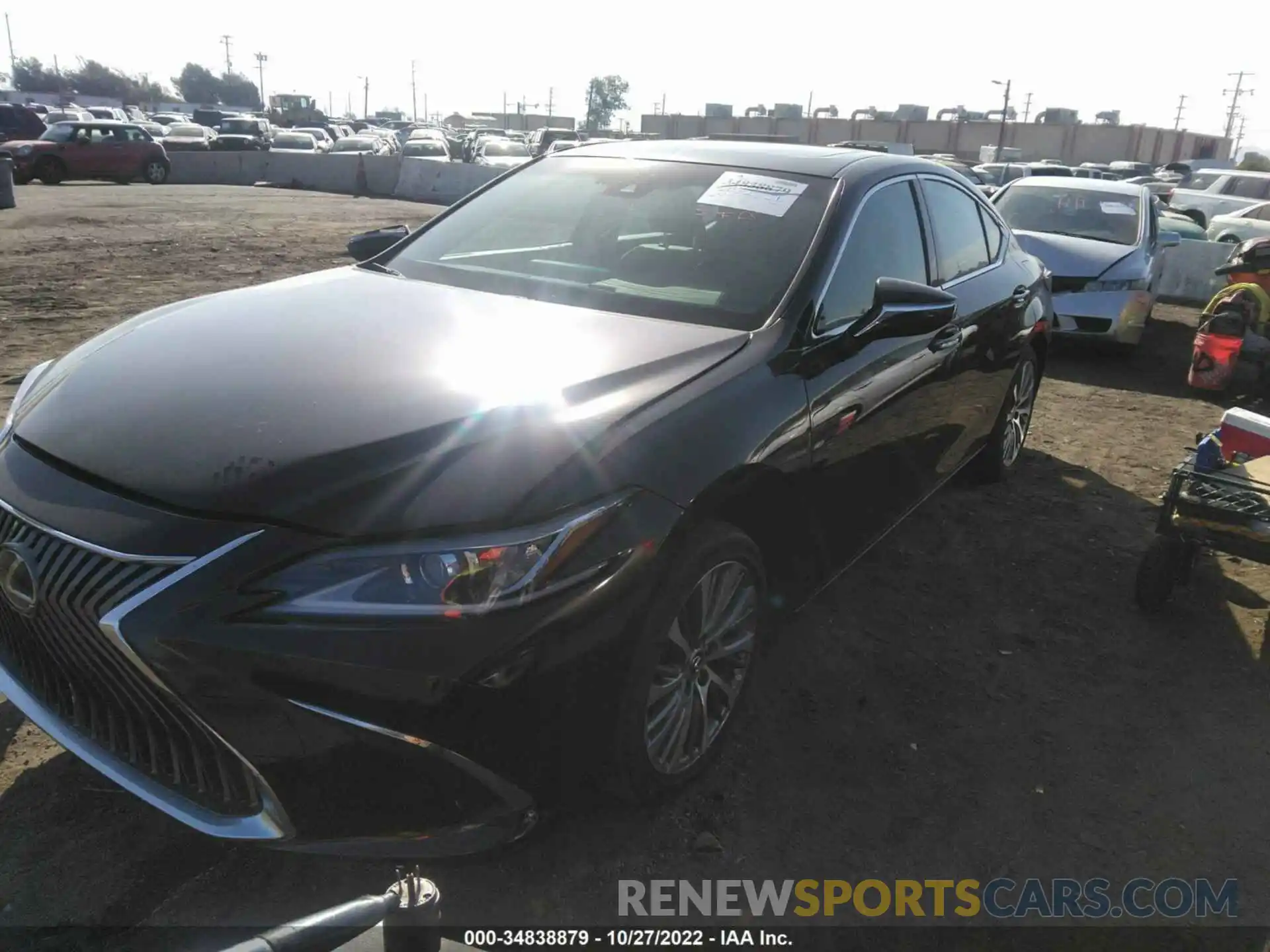 2 Photograph of a damaged car 58ADZ1B18MU100062 LEXUS ES 2021