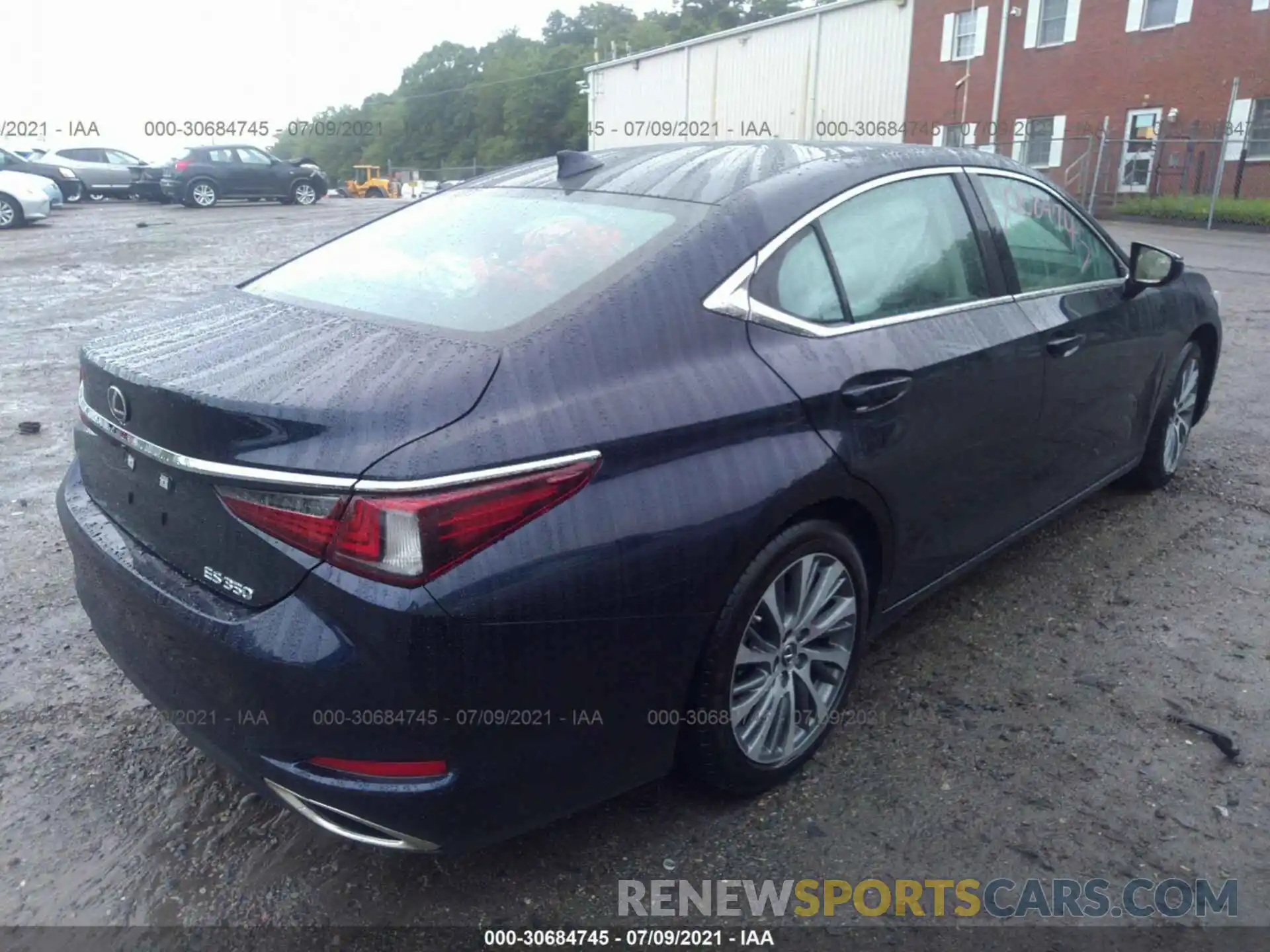 4 Photograph of a damaged car 58ADZ1B19MU087757 LEXUS ES 2021