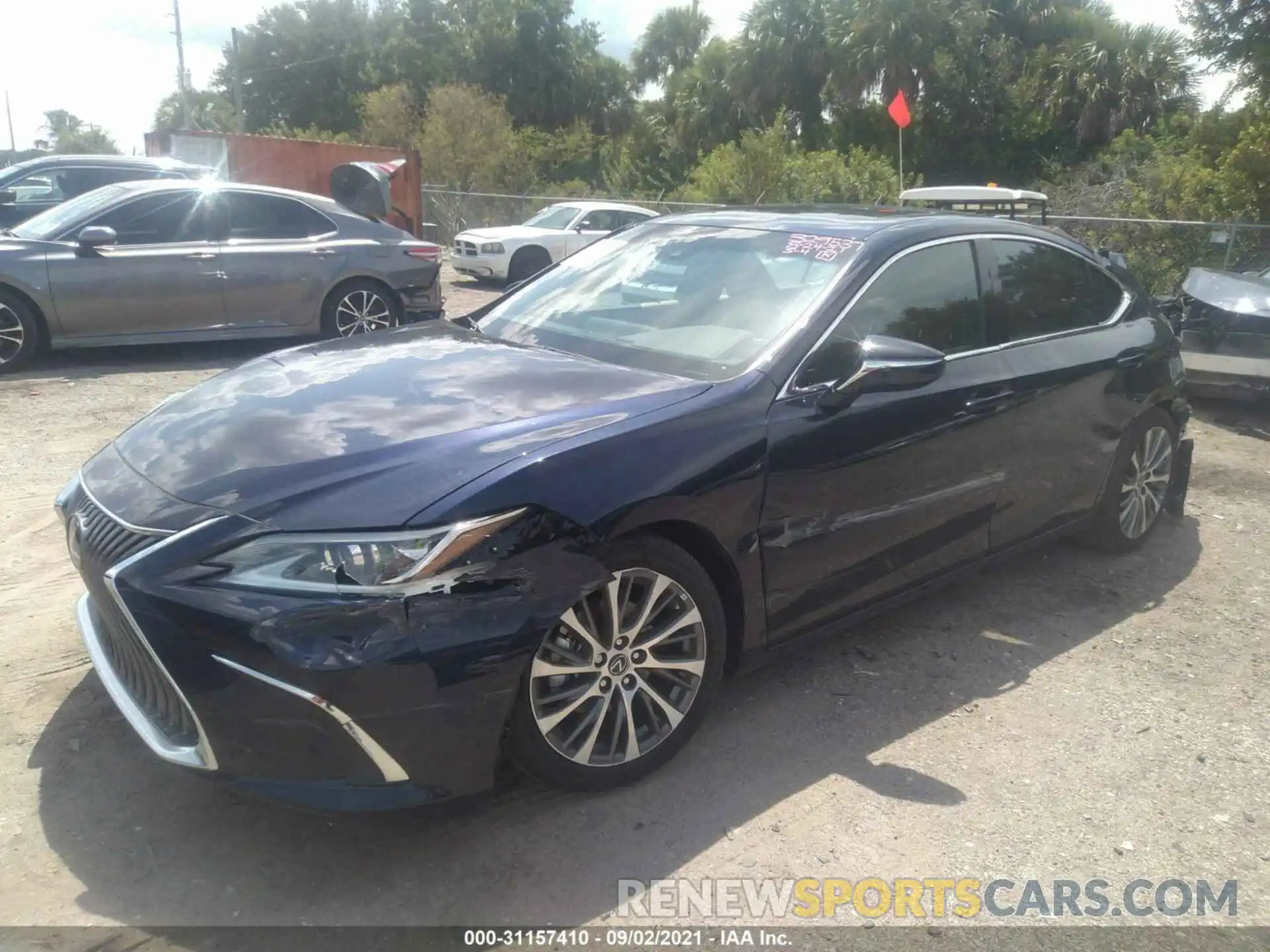 2 Photograph of a damaged car 58ADZ1B19MU099830 LEXUS ES 2021