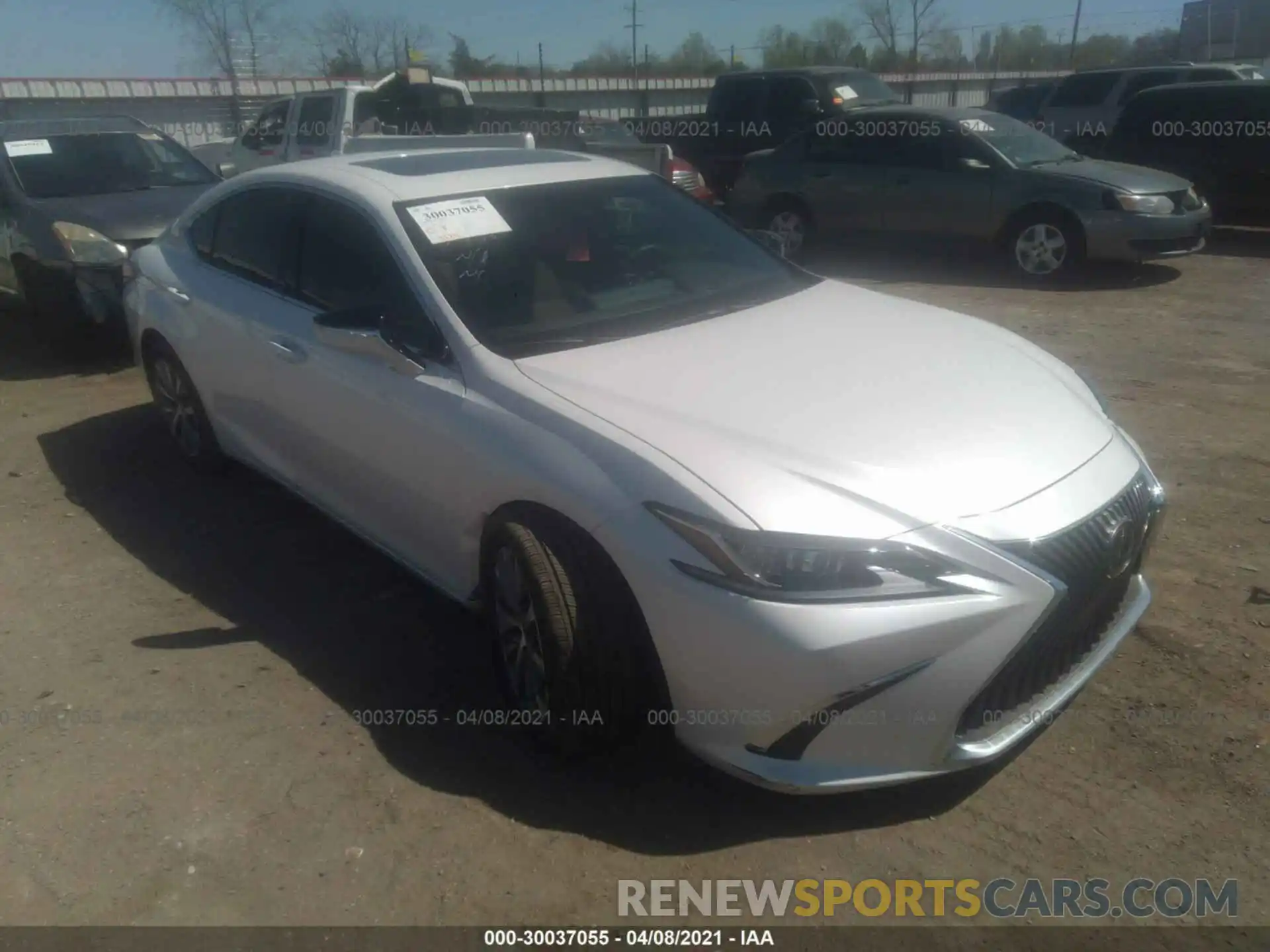 1 Photograph of a damaged car 58ADZ1B1XMU087444 LEXUS ES 2021