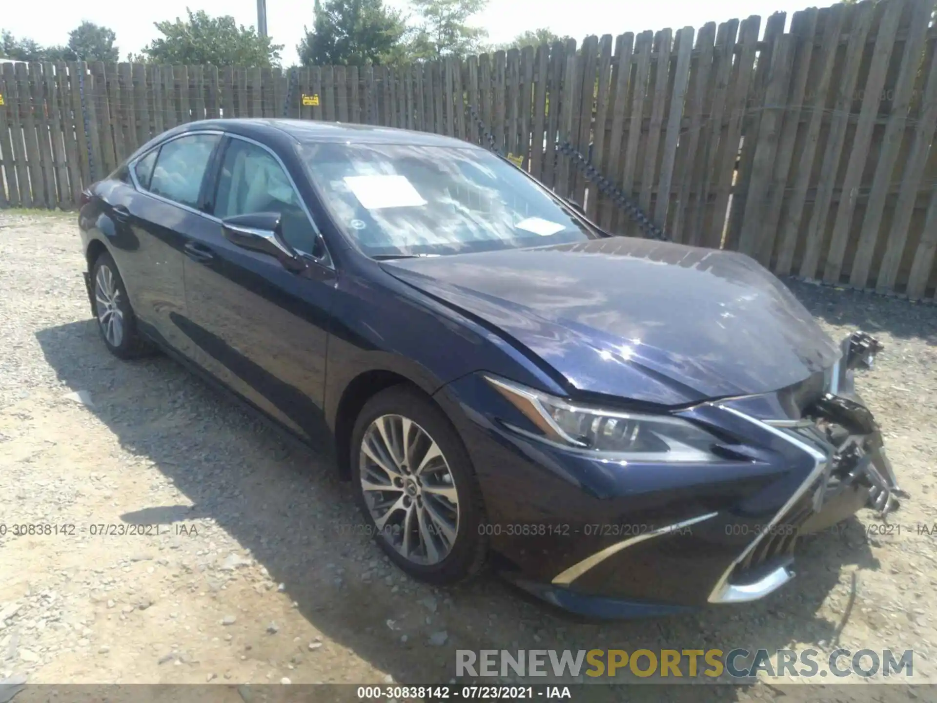 1 Photograph of a damaged car 58ADZ1B1XMU098086 LEXUS ES 2021