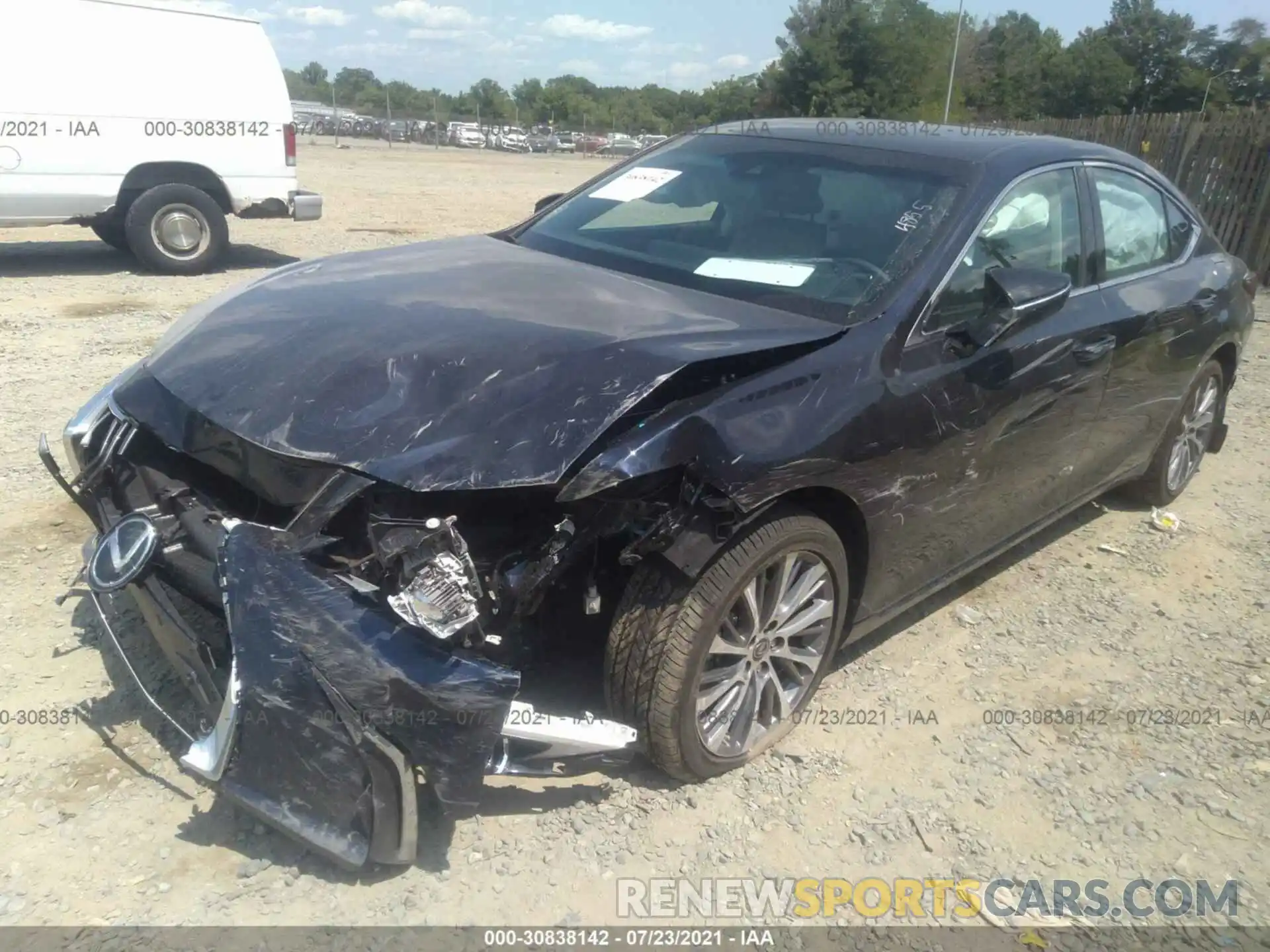 2 Photograph of a damaged car 58ADZ1B1XMU098086 LEXUS ES 2021