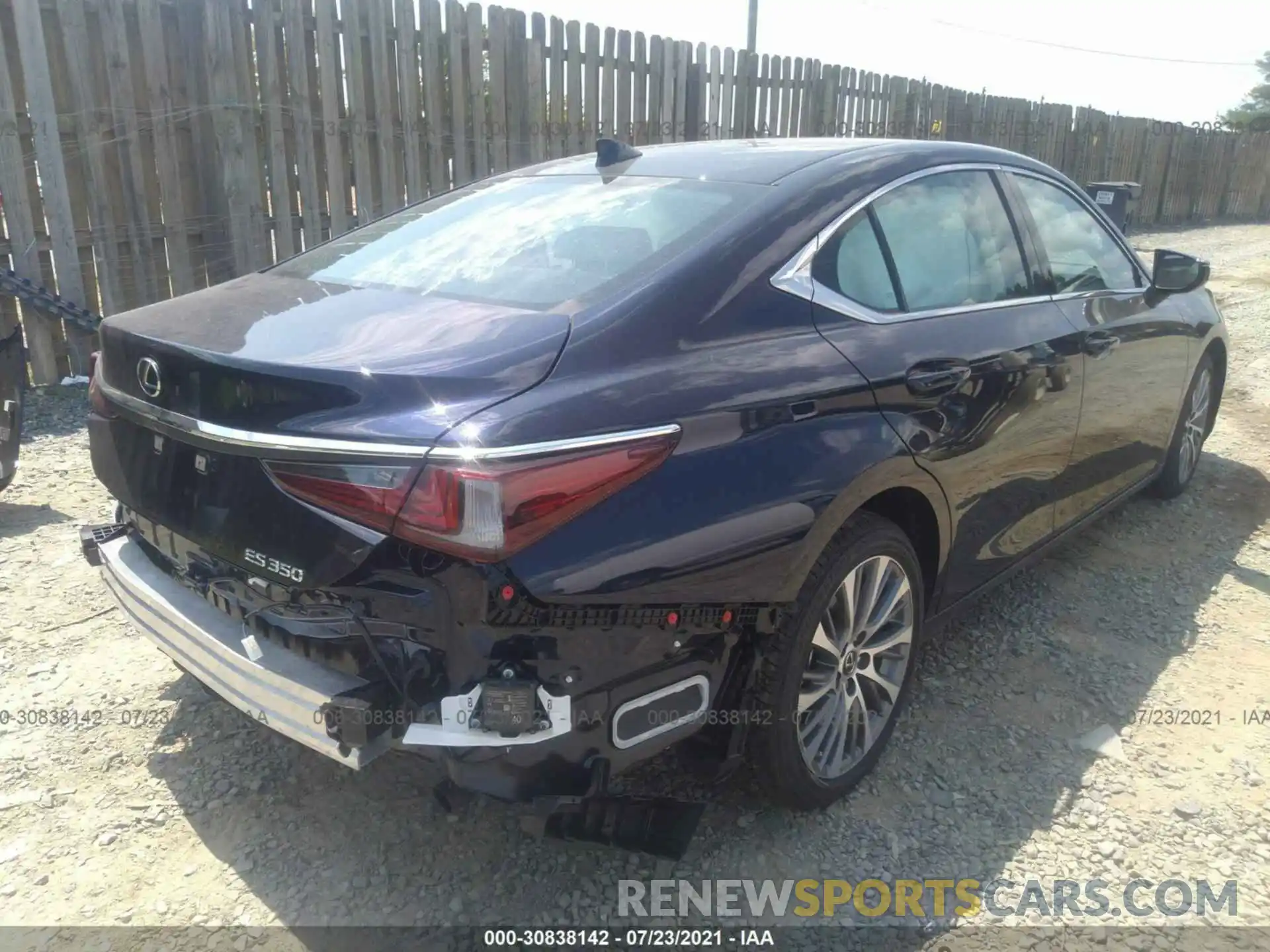 4 Photograph of a damaged car 58ADZ1B1XMU098086 LEXUS ES 2021