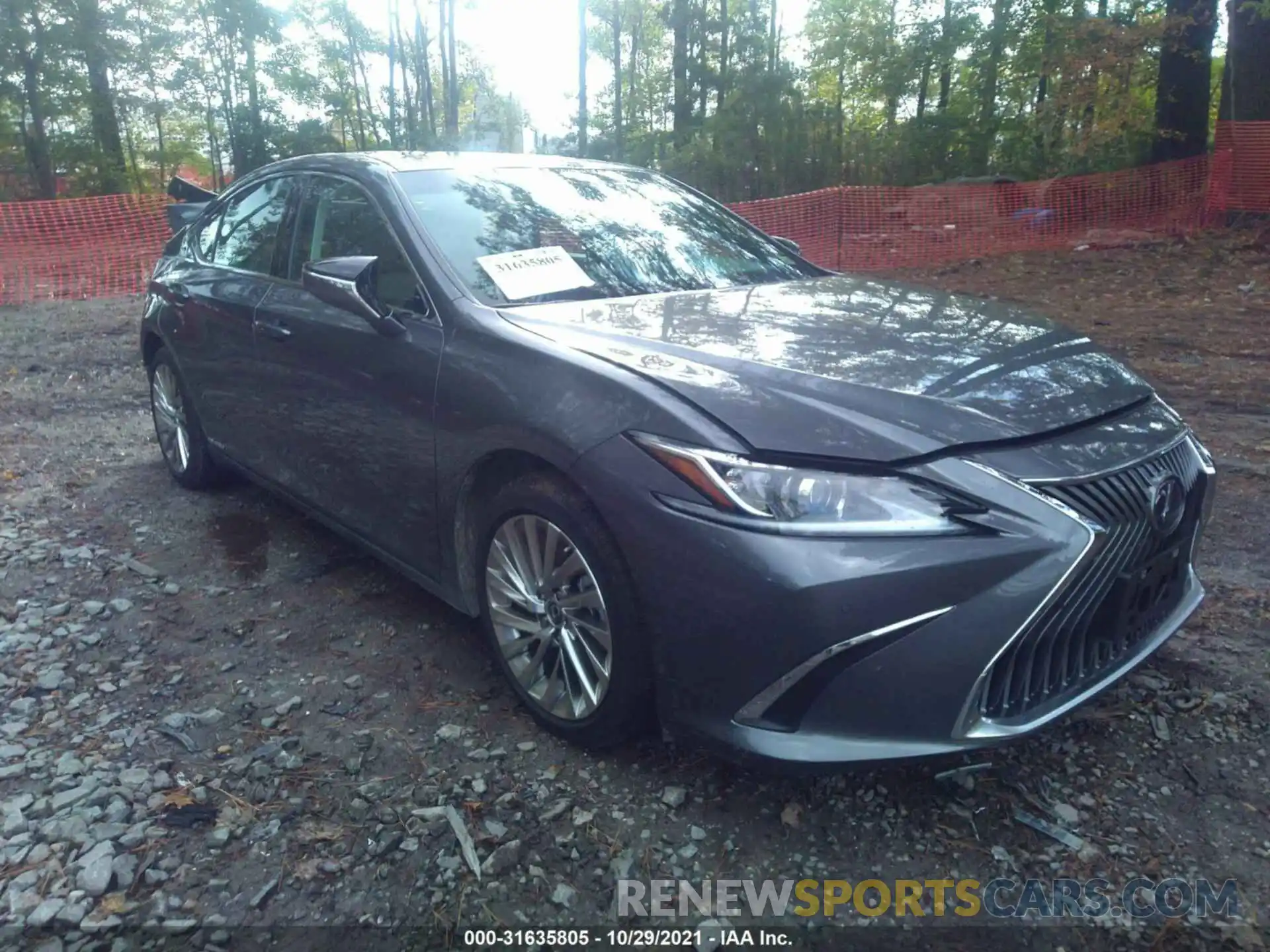 1 Photograph of a damaged car 58AEA1C14MU009431 LEXUS ES 2021