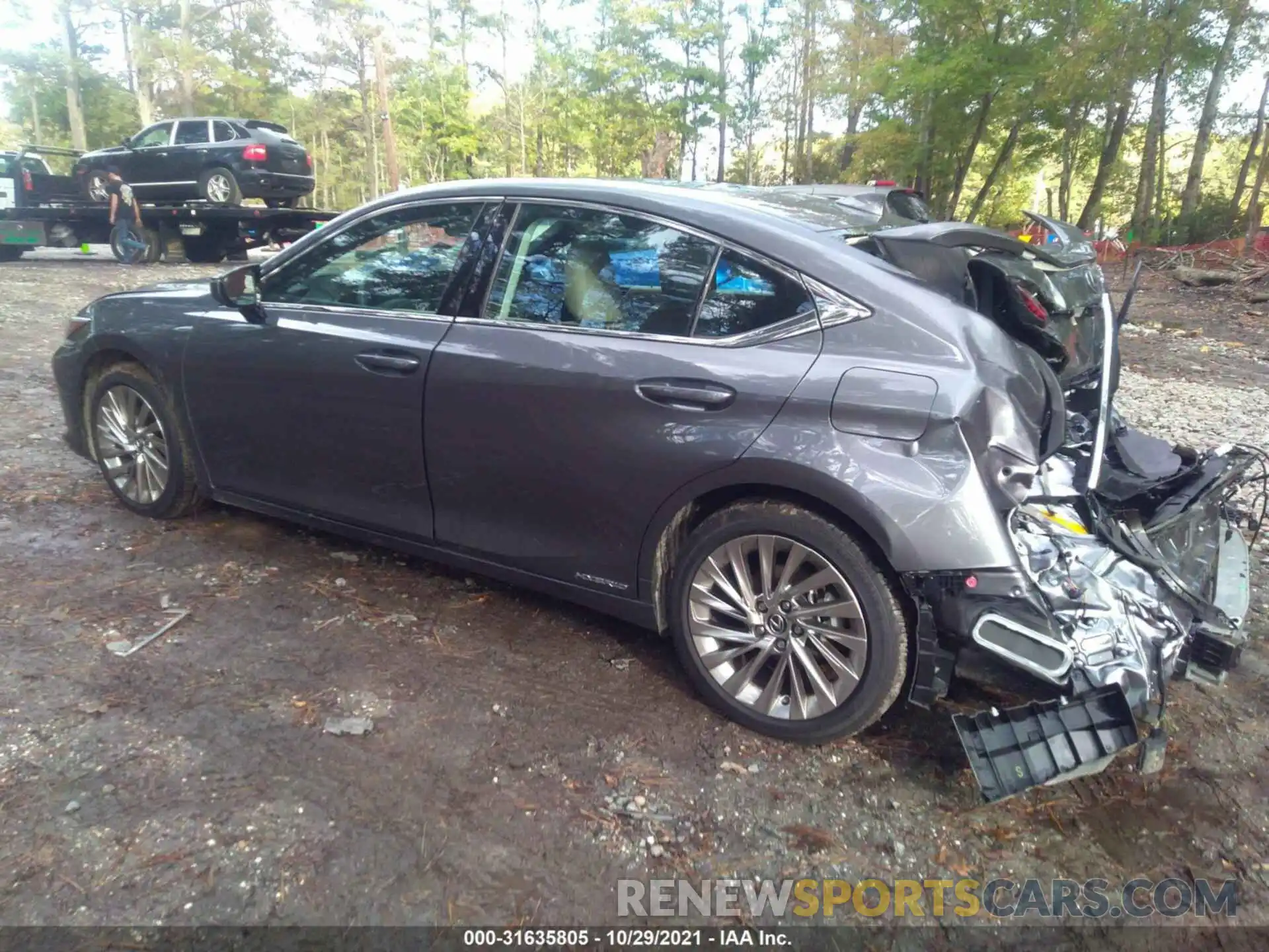 3 Photograph of a damaged car 58AEA1C14MU009431 LEXUS ES 2021